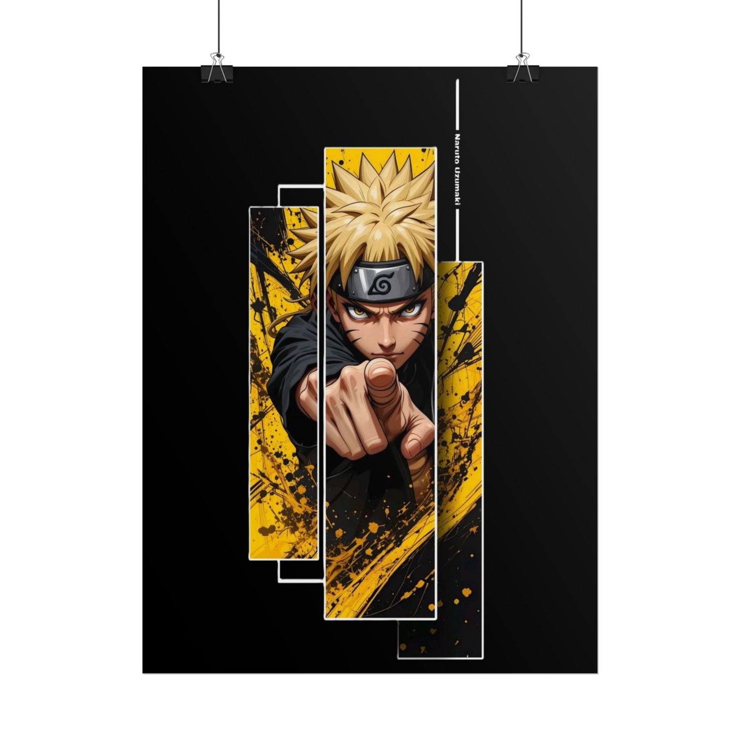 Naruto Art-Poster – Dynamischer Anime-Wanddruck (Gerollter Poster)