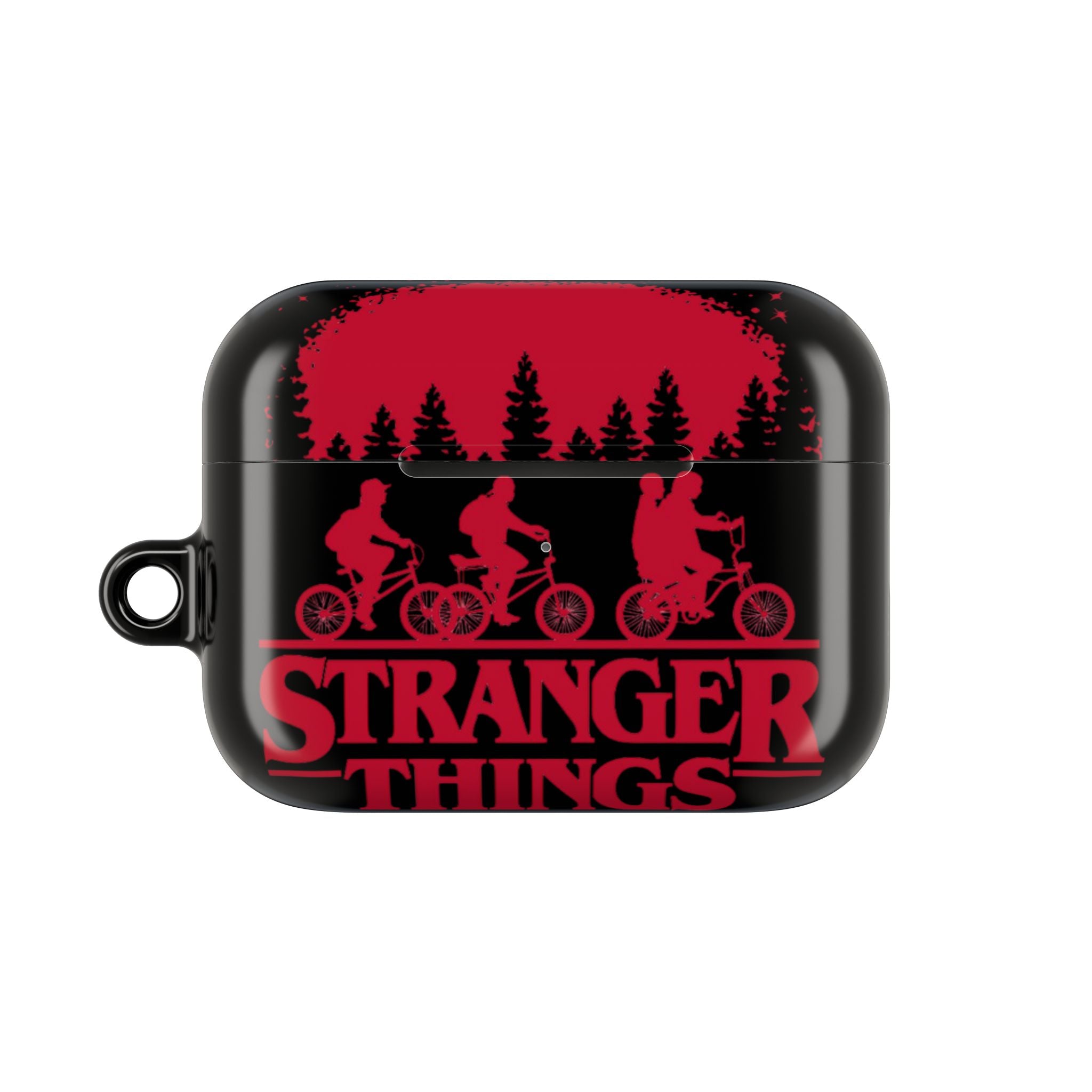 Stranger Things AirPod Case – Retro 80s Sci‑Fi Bike Silhouette Protective Cover