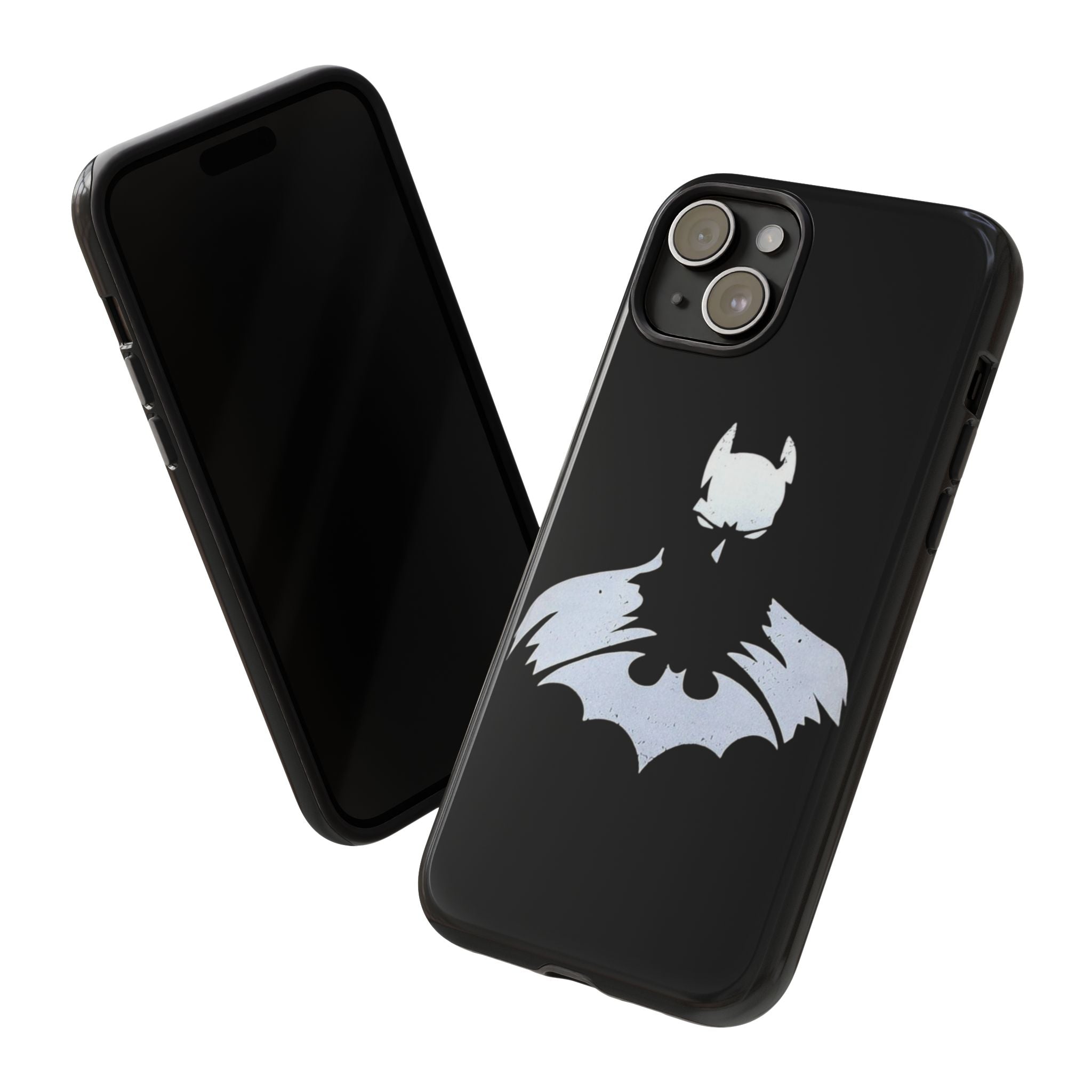 Batman Silhouette Tough Phone Case — Dark Knight Black Protective Cover