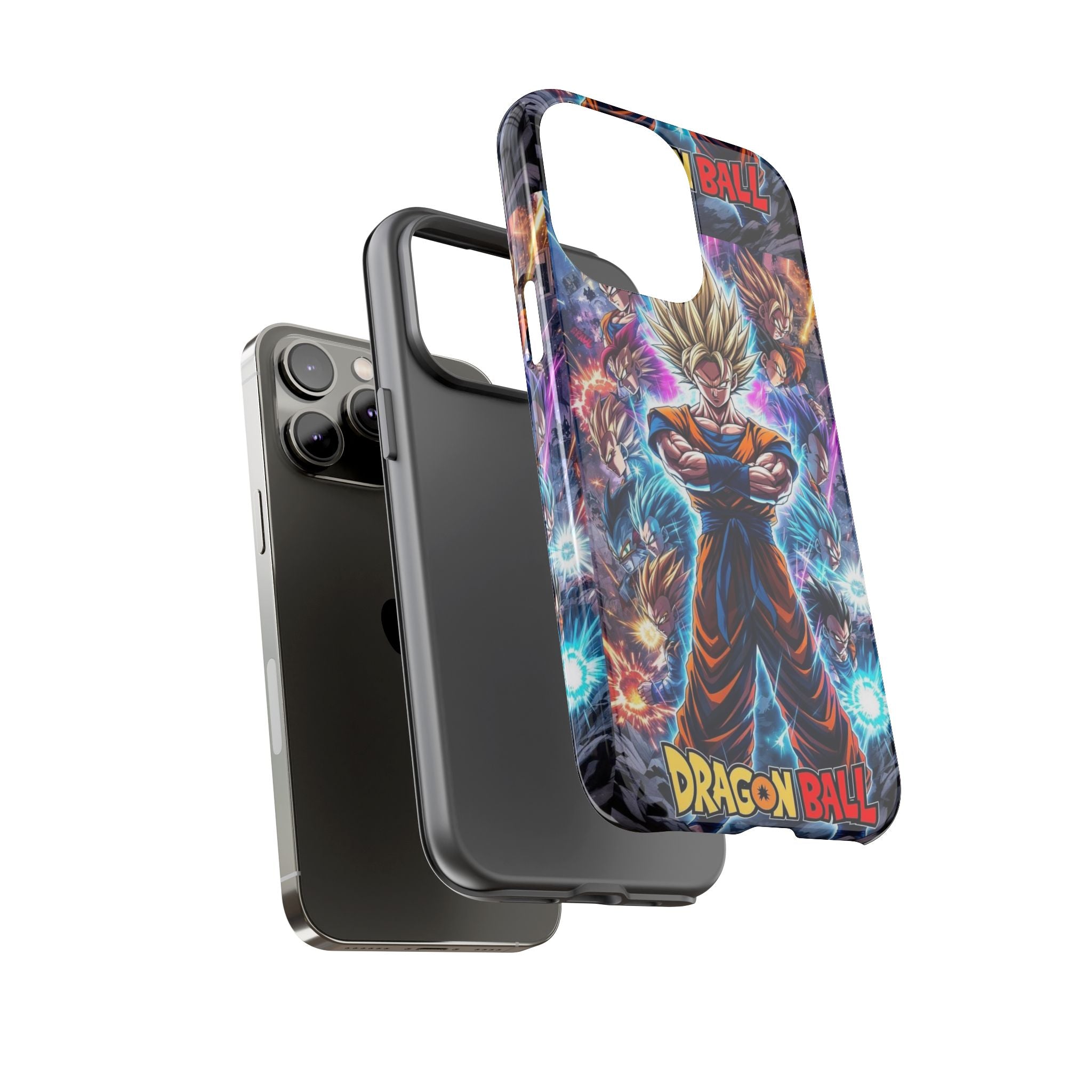 Dragon Ball Super Saiyan Phone Case — Goku Anime Tough Case