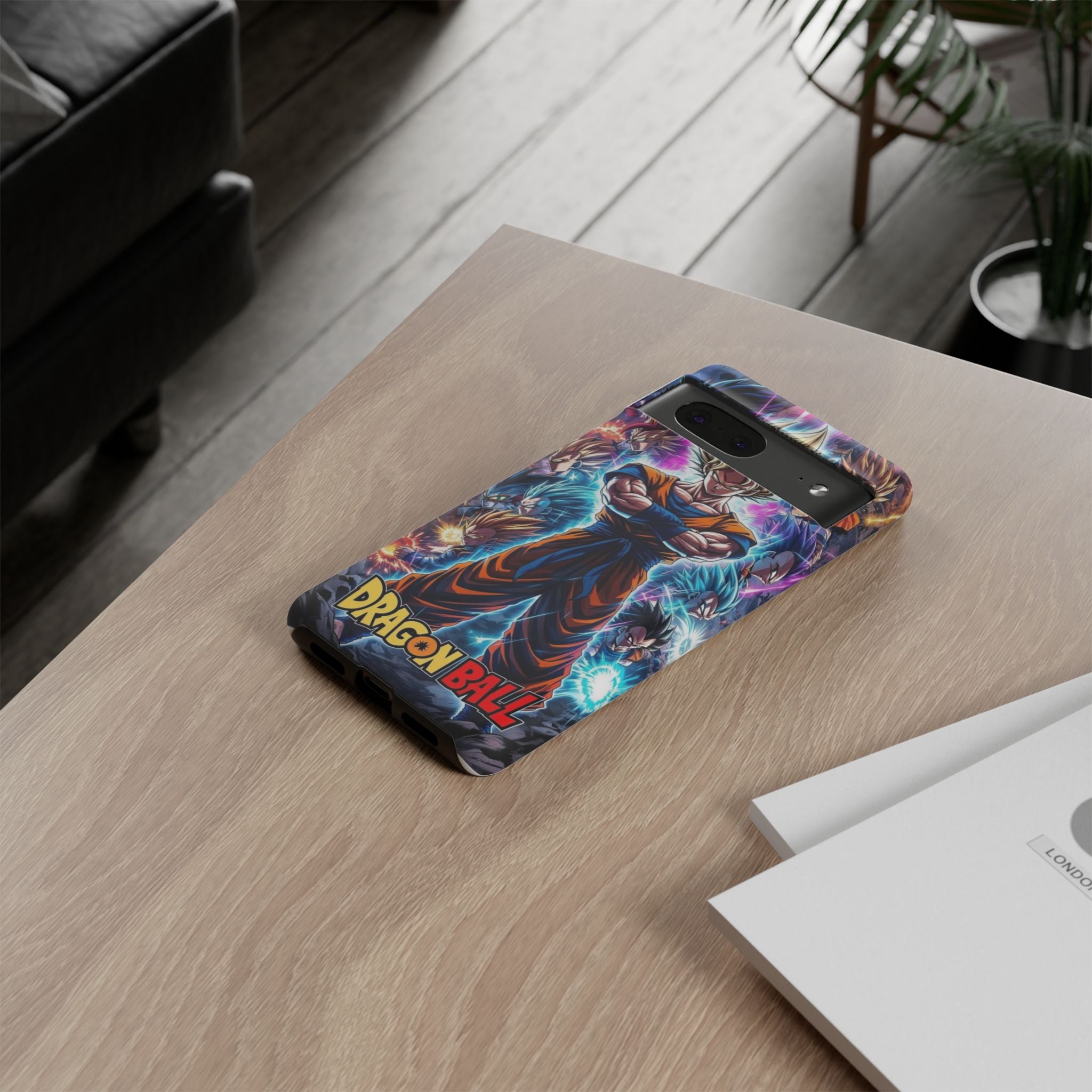 Dragon Ball Super Saiyan Phone Case — Goku Anime Tough Case
