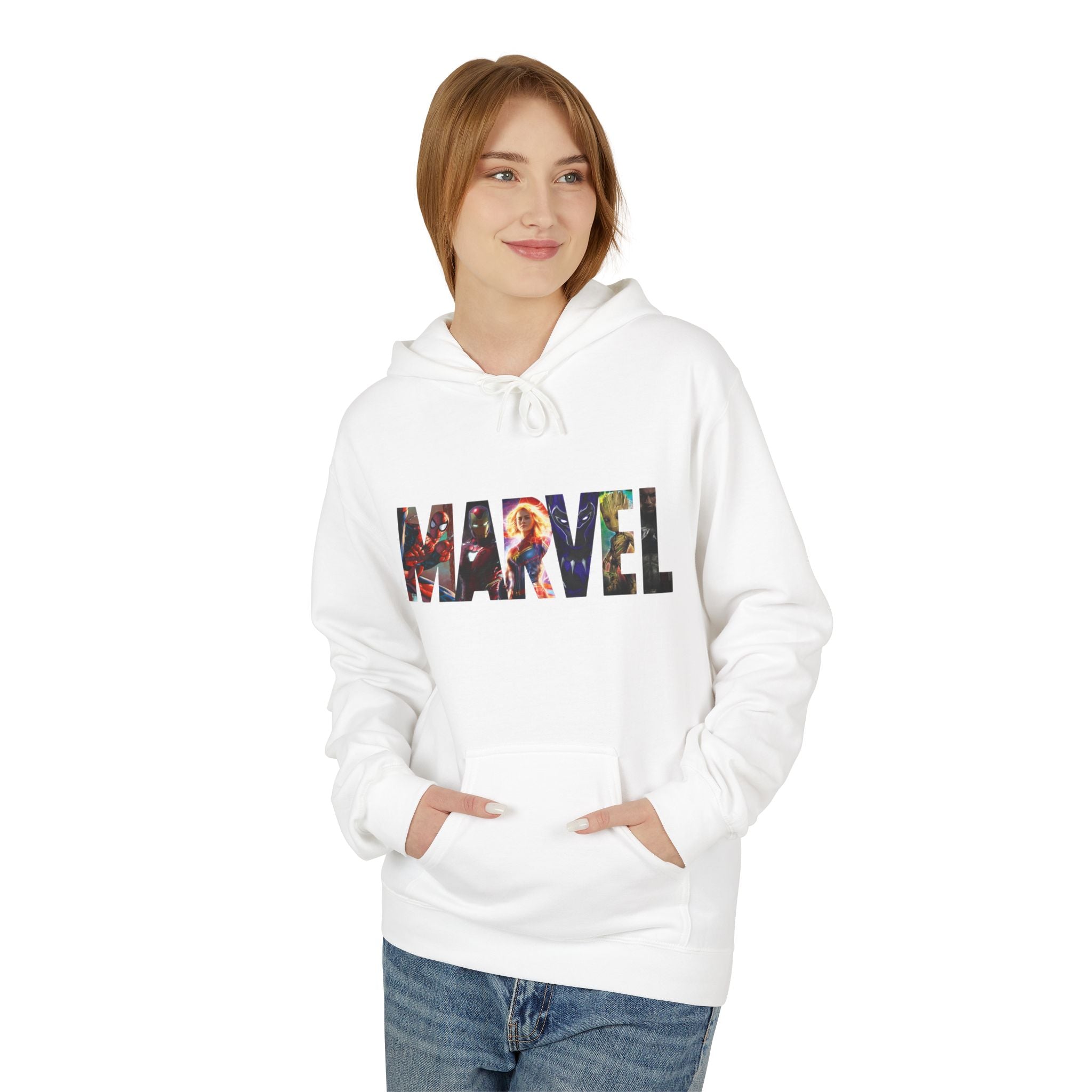 Marvel Logo Hoodie — Graphic Superhero Pullover