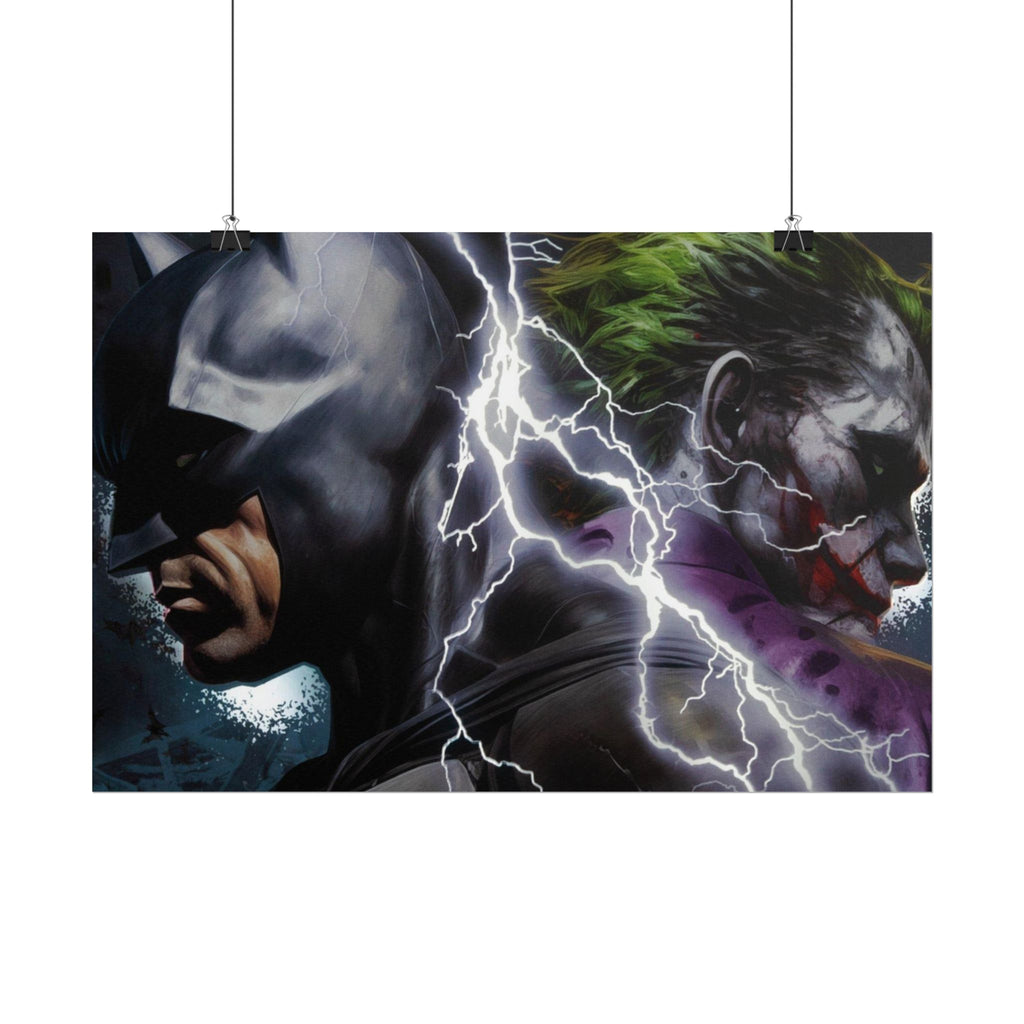 Batman vs Joker Lightning Poster