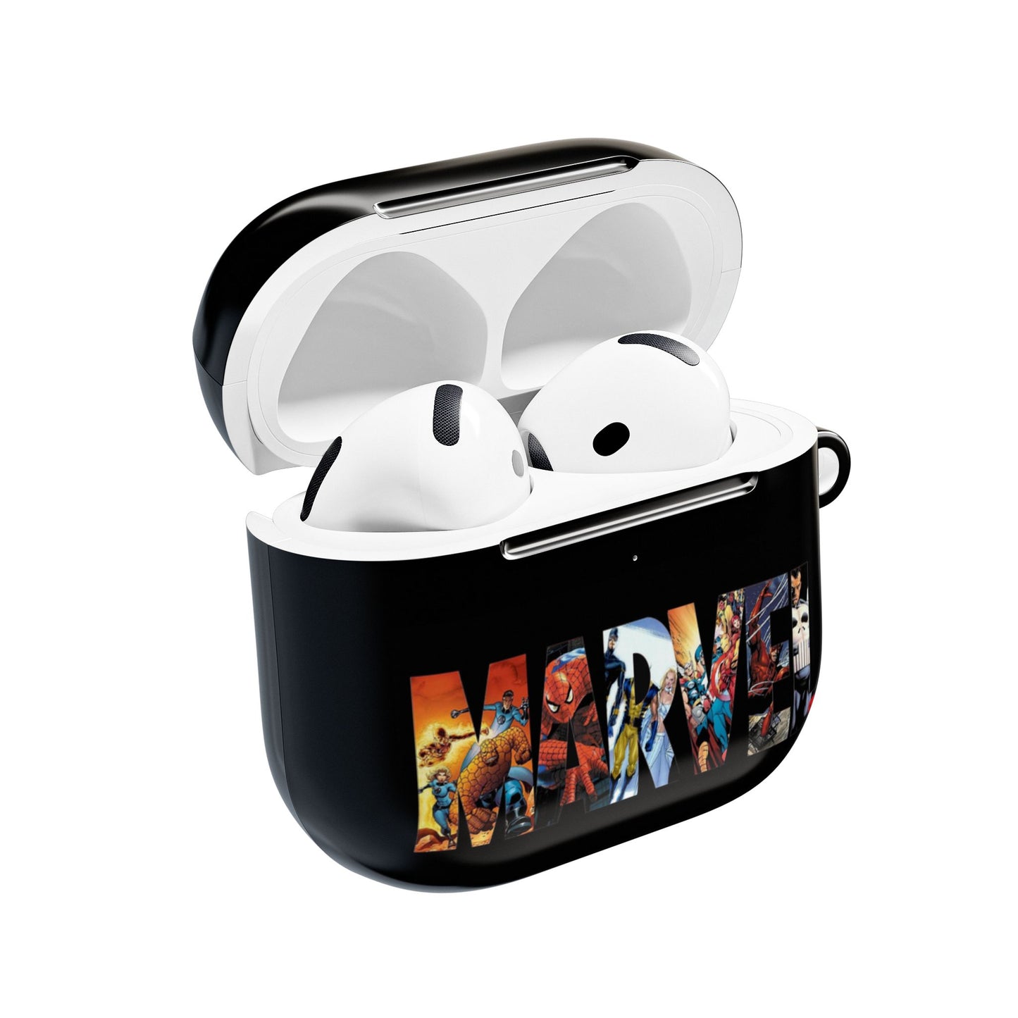 AirPod Hülle – Marvel Comic Logo Schutzhülle