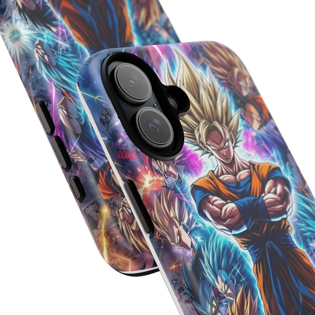 Dragon Ball Super Saiyan Phone Case — Goku Anime Tough Case