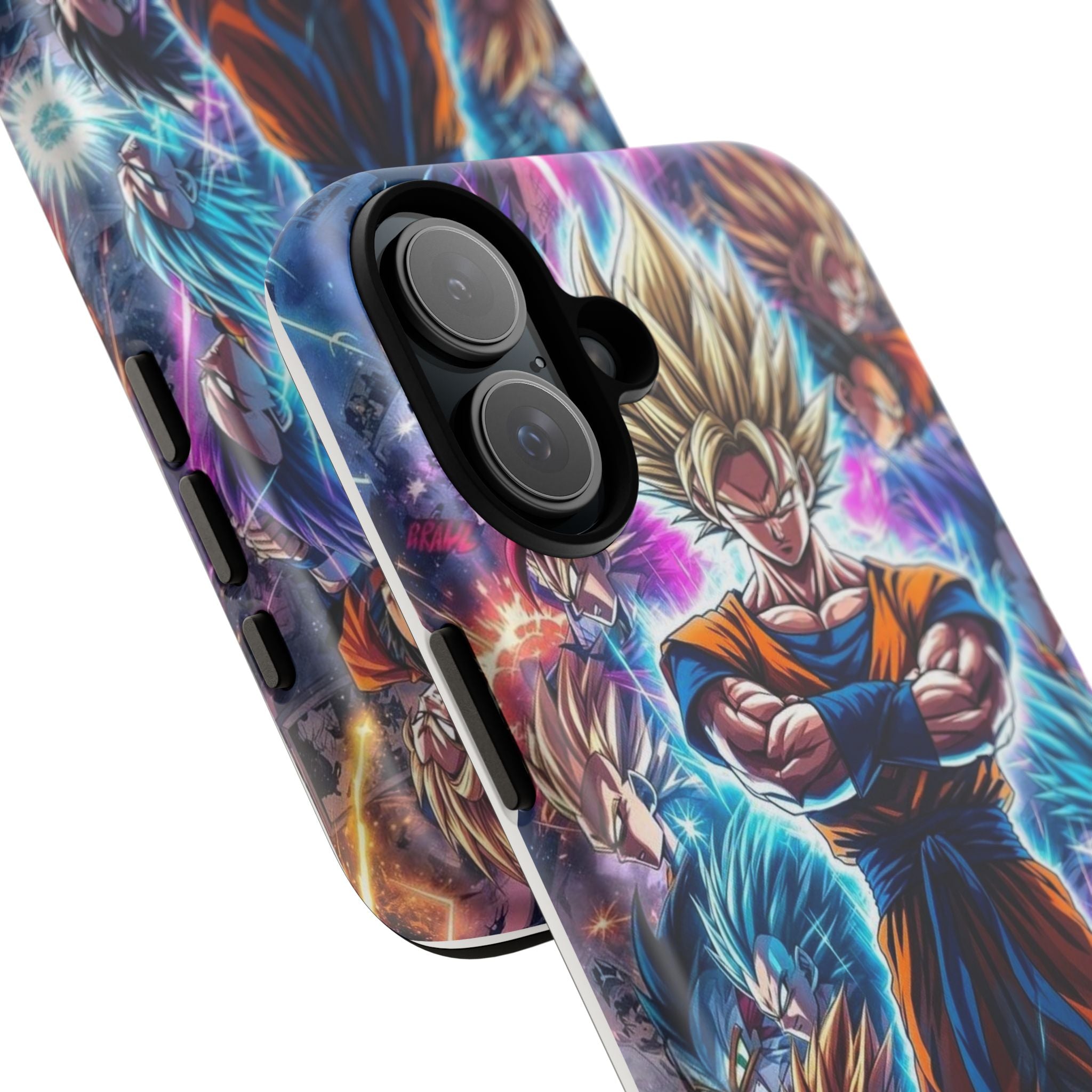 Dragon Ball Super Saiyan Phone Case — Goku Anime Tough Case