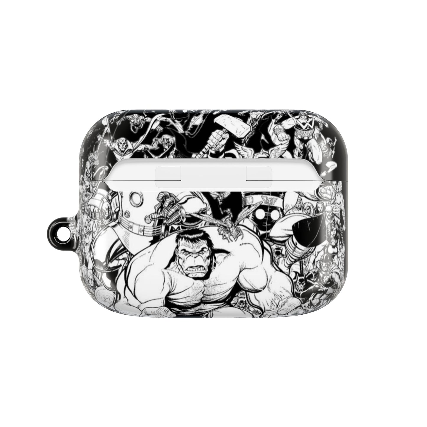 AirPod Hülle – Marvel Schwarz-Weiß-Stil