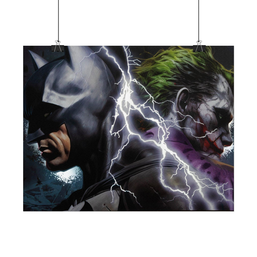 Batman vs Joker Lightning Poster