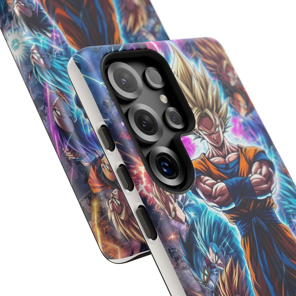 Dragon Ball Super Saiyan Phone Case — Goku Anime Tough Case