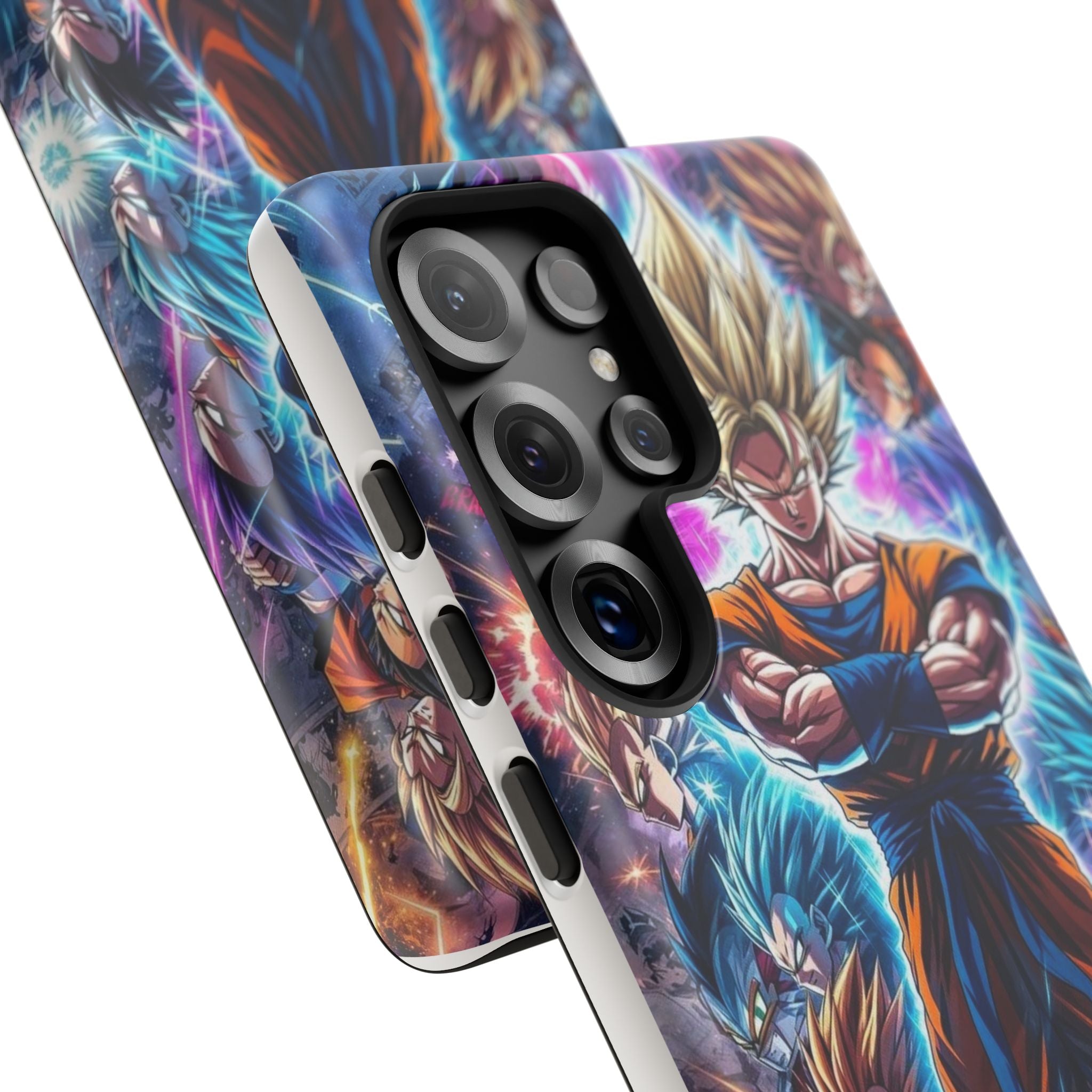Dragon Ball Super Saiyan Phone Case — Goku Anime Tough Case