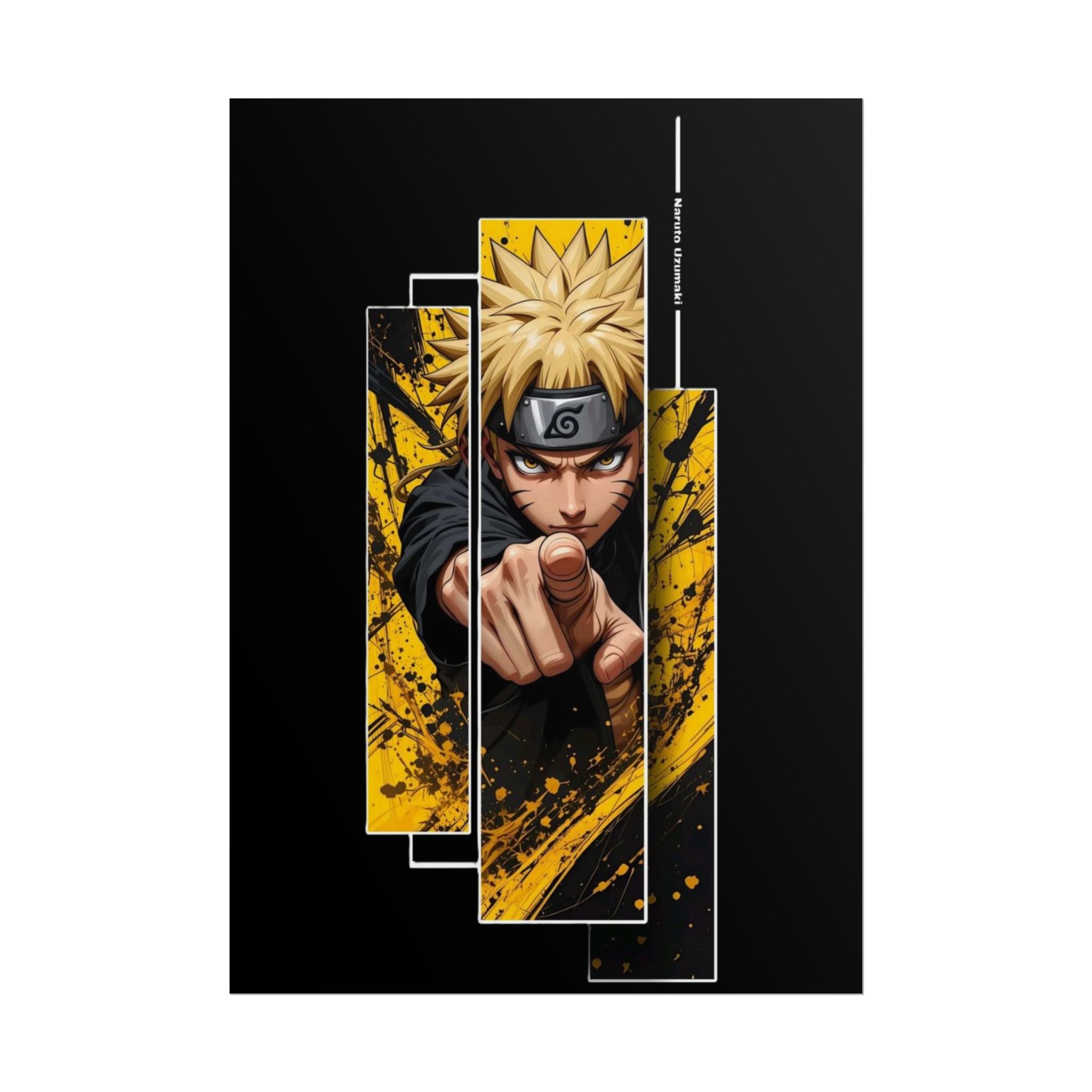 Naruto  Art Poster – Dynamic Anime Wall Print (Rolled Poster)