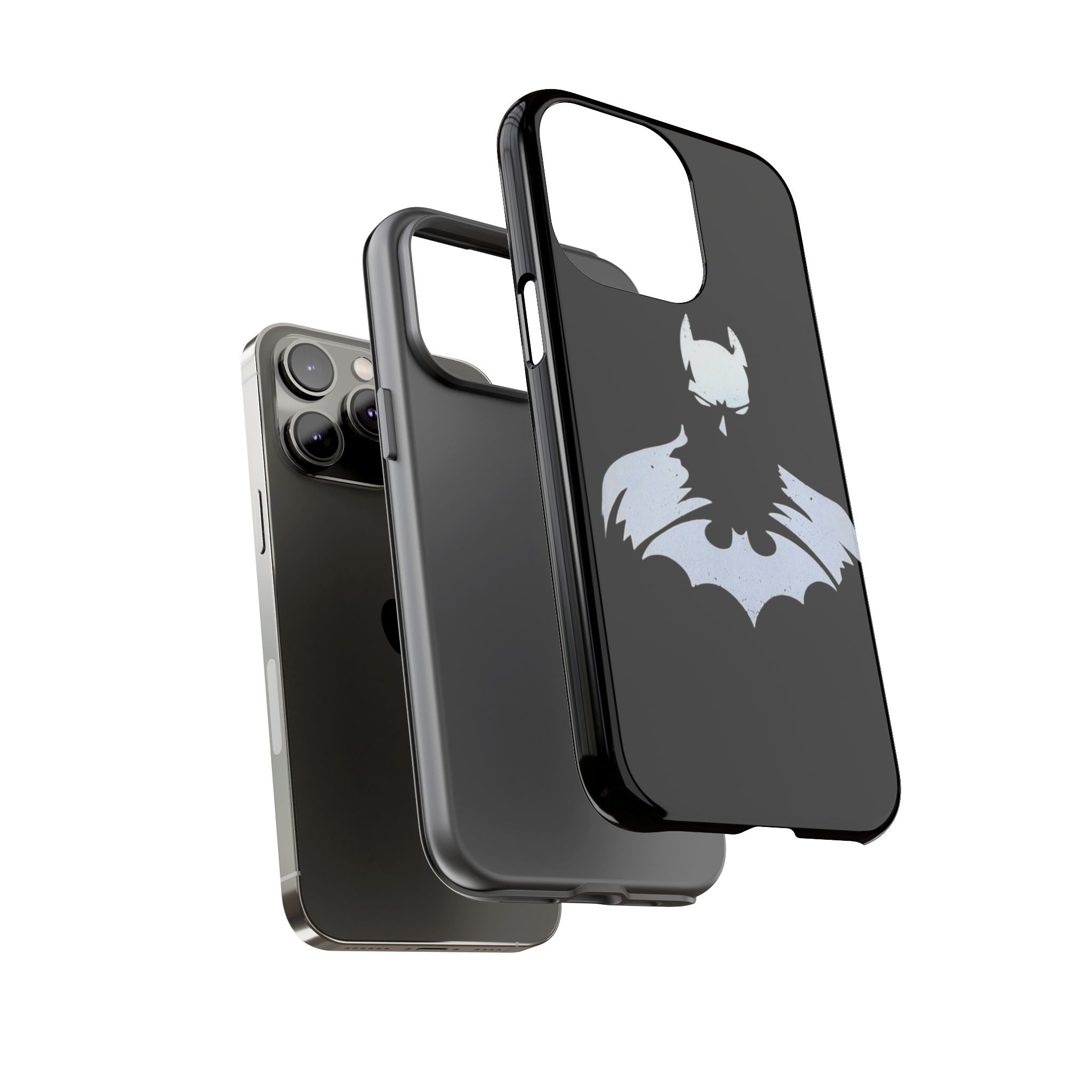 Batman Silhouette Tough Phone Case — Dark Knight Black Protective Cover