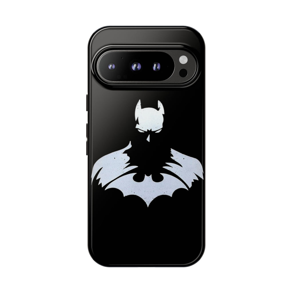 Batman Silhouette Tough Phone Case — Dark Knight Black Protective Cover