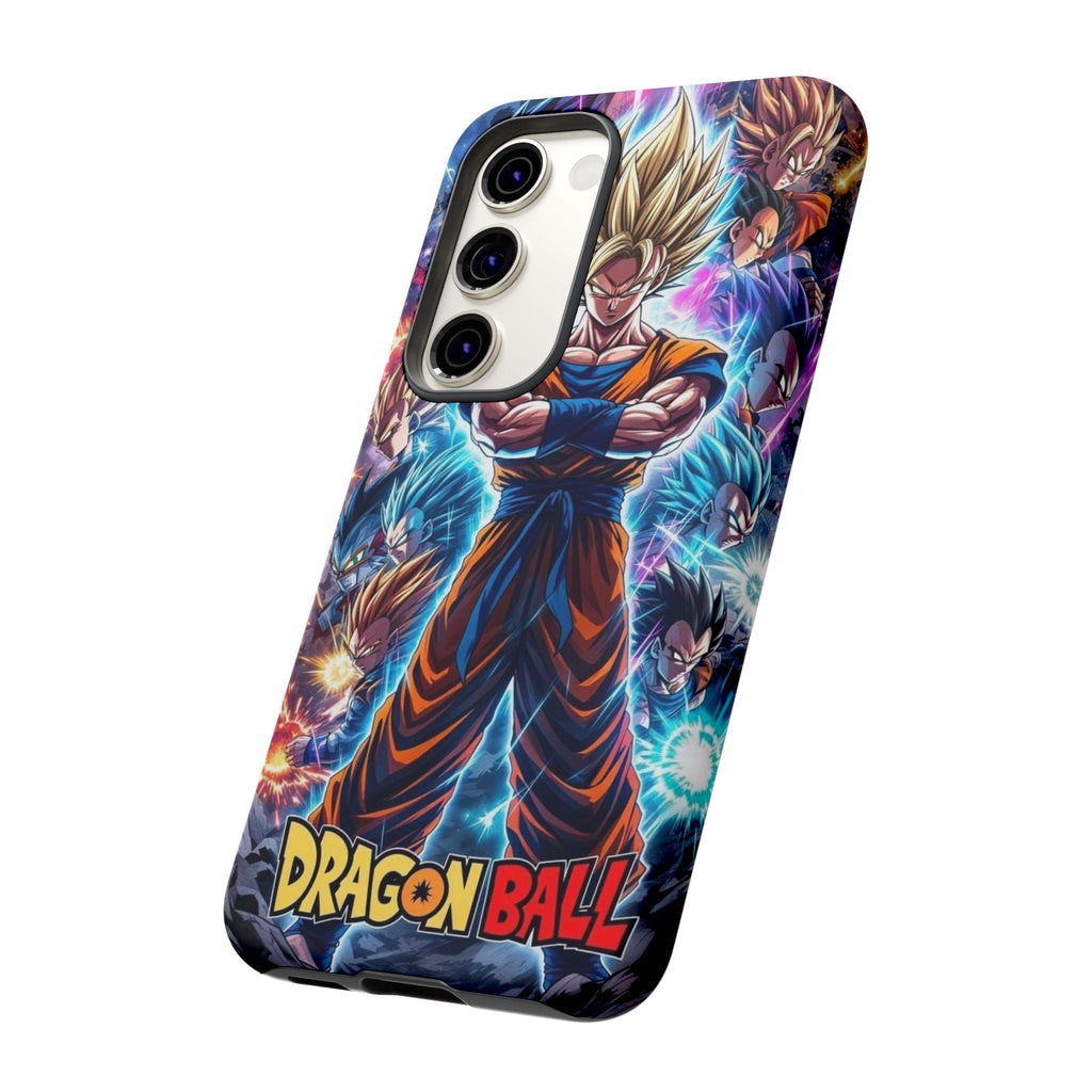 Dragon Ball Super Saiyan Phone Case — Goku Anime Tough Case