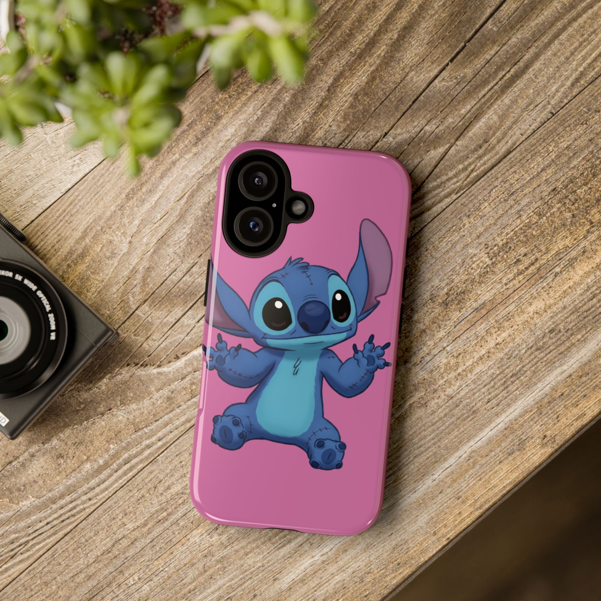 Cute Stitch Phone Case | Tough Cases for Disney Fans, Gift for Kids, Cartoon Lover, Pink Aesthetic, Durable & Stylish