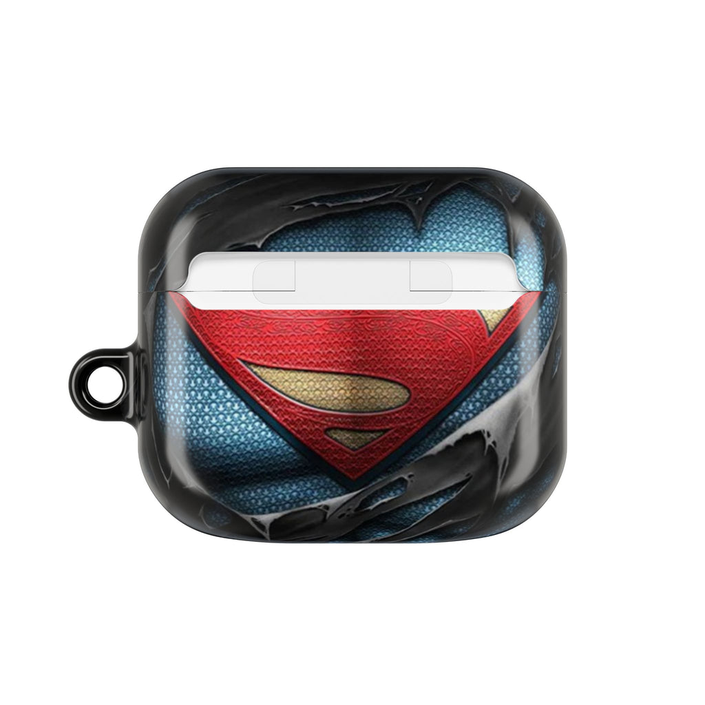 Superman Logo AirPod Case — Heroic Comic Superhero Protective Cover
