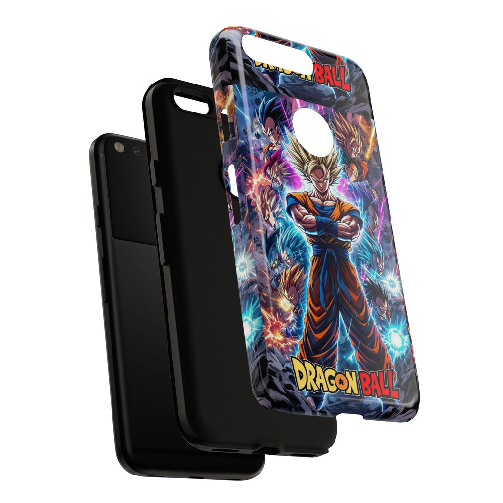 Dragon Ball Super Saiyan Phone Case — Goku Anime Tough Case