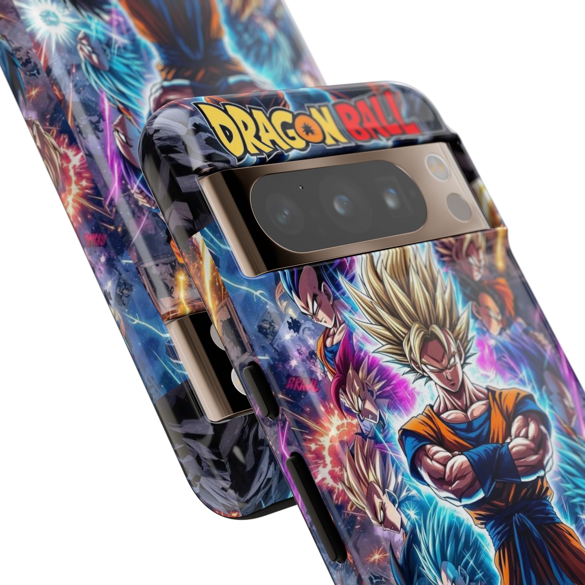 Dragon Ball Super Saiyan Phone Case — Goku Anime Tough Case