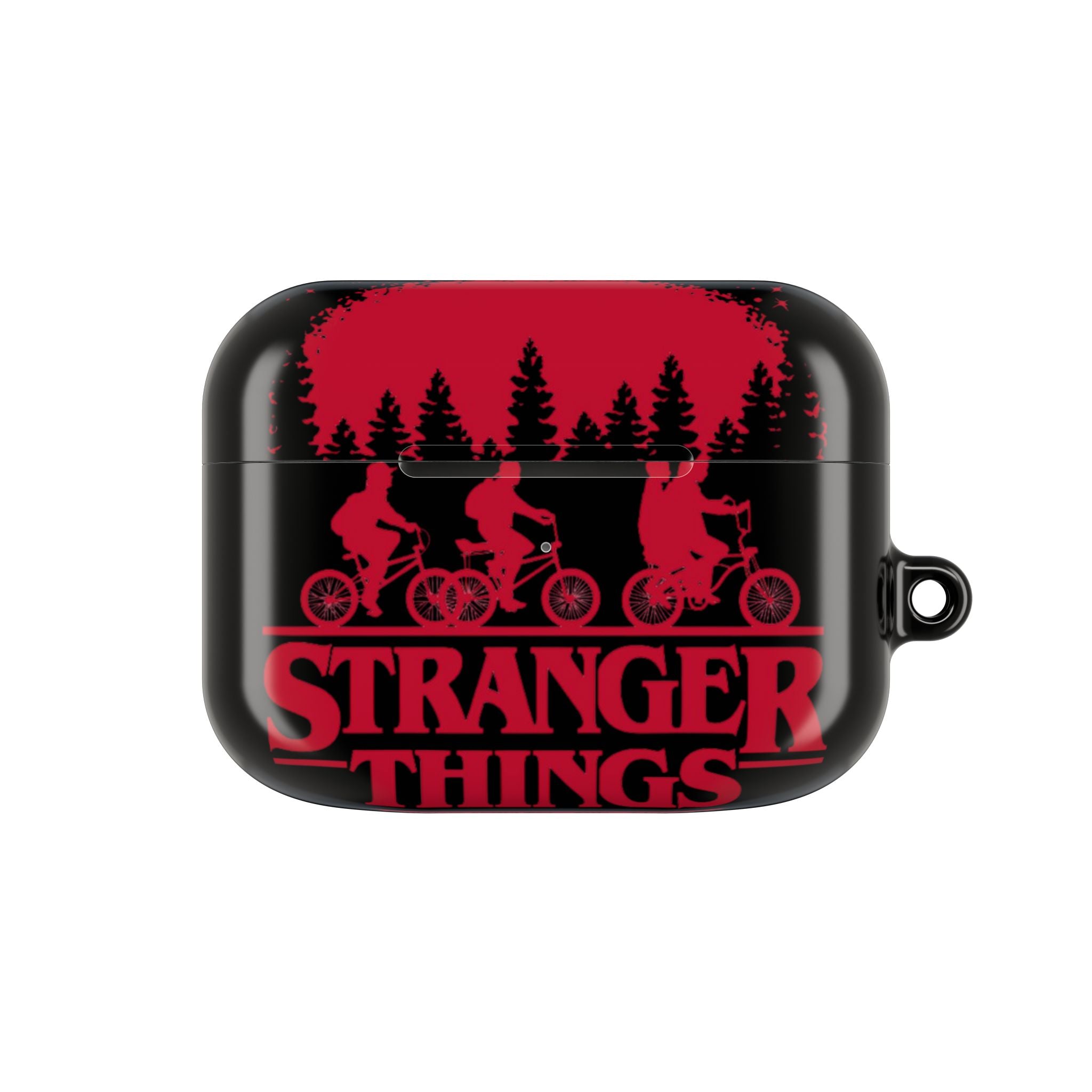 Stranger Things AirPod Case – Retro 80s Sci‑Fi Bike Silhouette Protective Cover