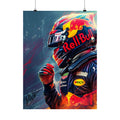 Max Verstappen with Signature Poster Formula 1