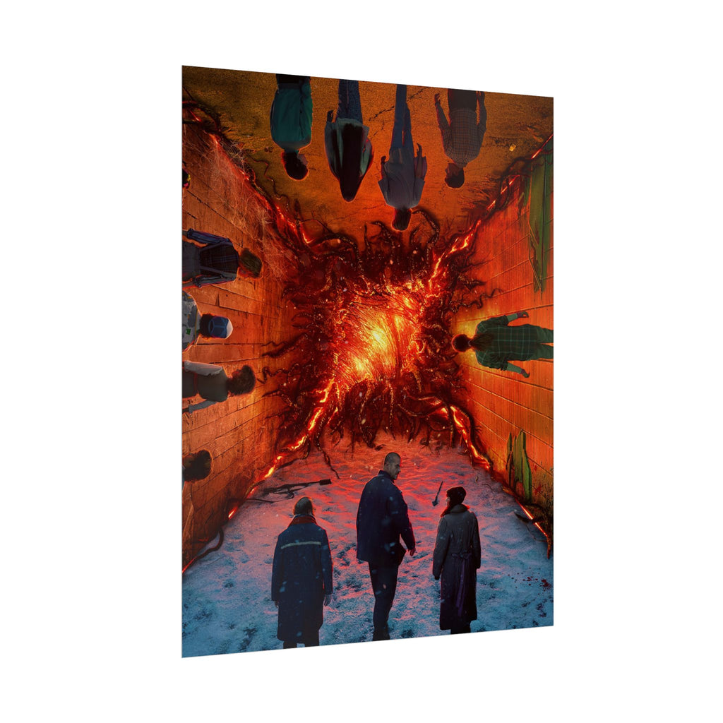 Stranger Things Upside-Down Portal Art Print