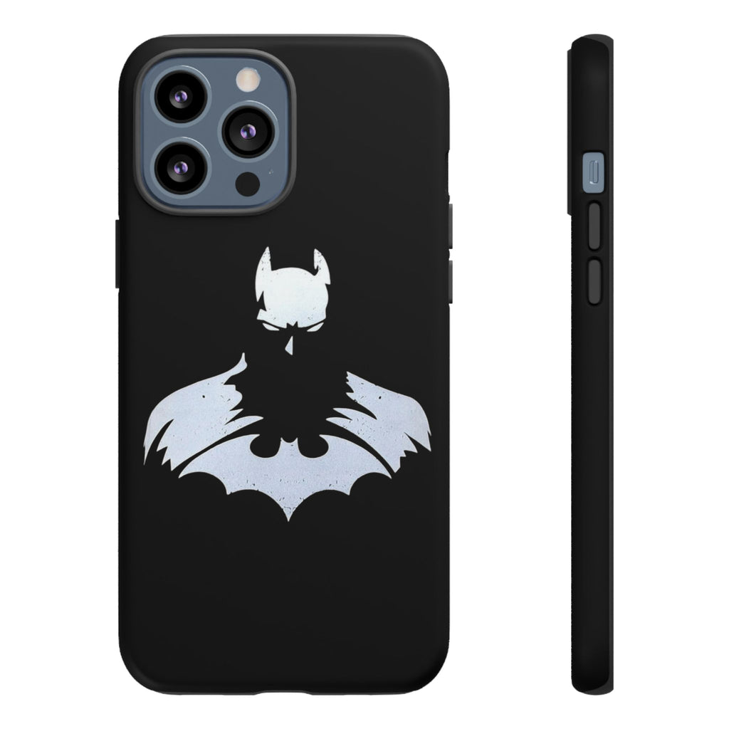 Batman Silhouette Tough Phone Case — Dark Knight Black Protective Cover