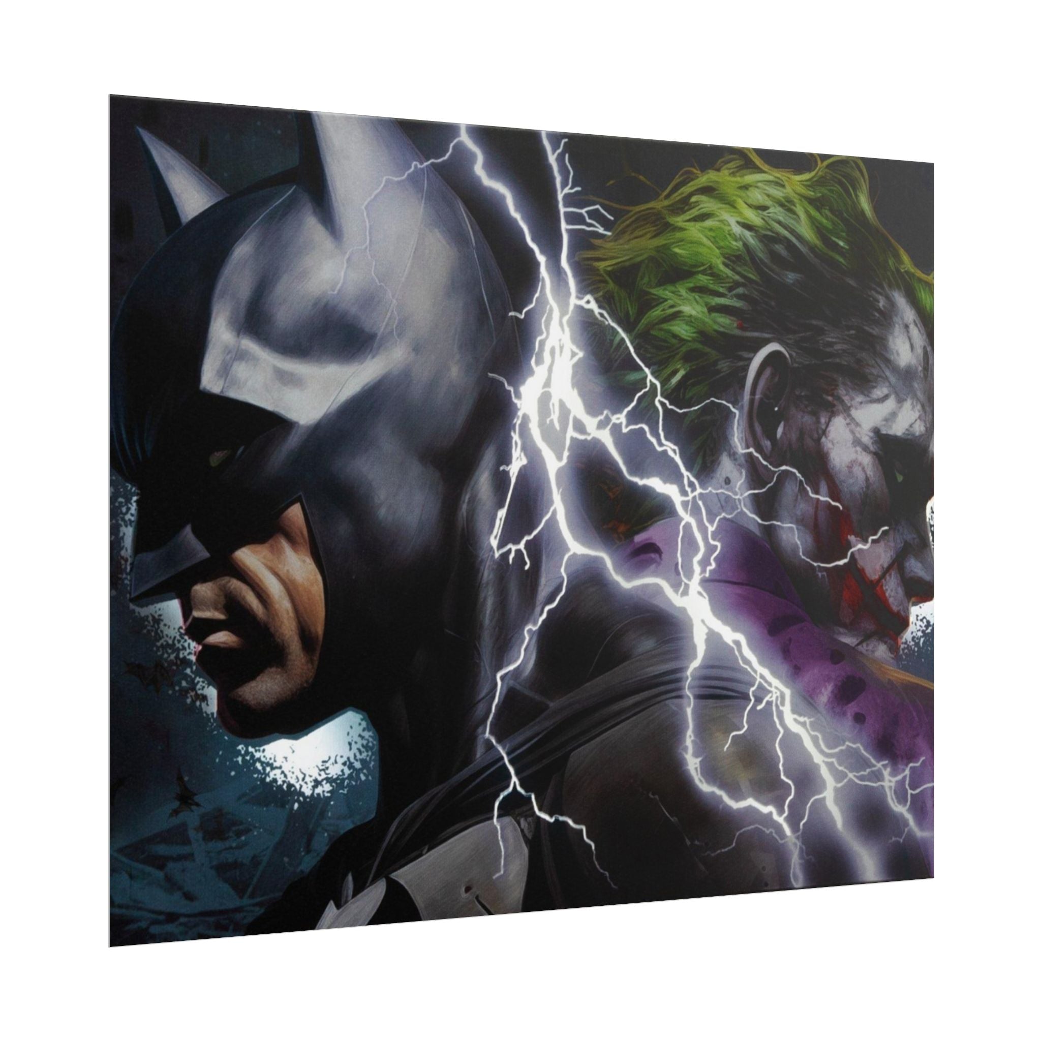 Batman vs Joker Lightning Poster