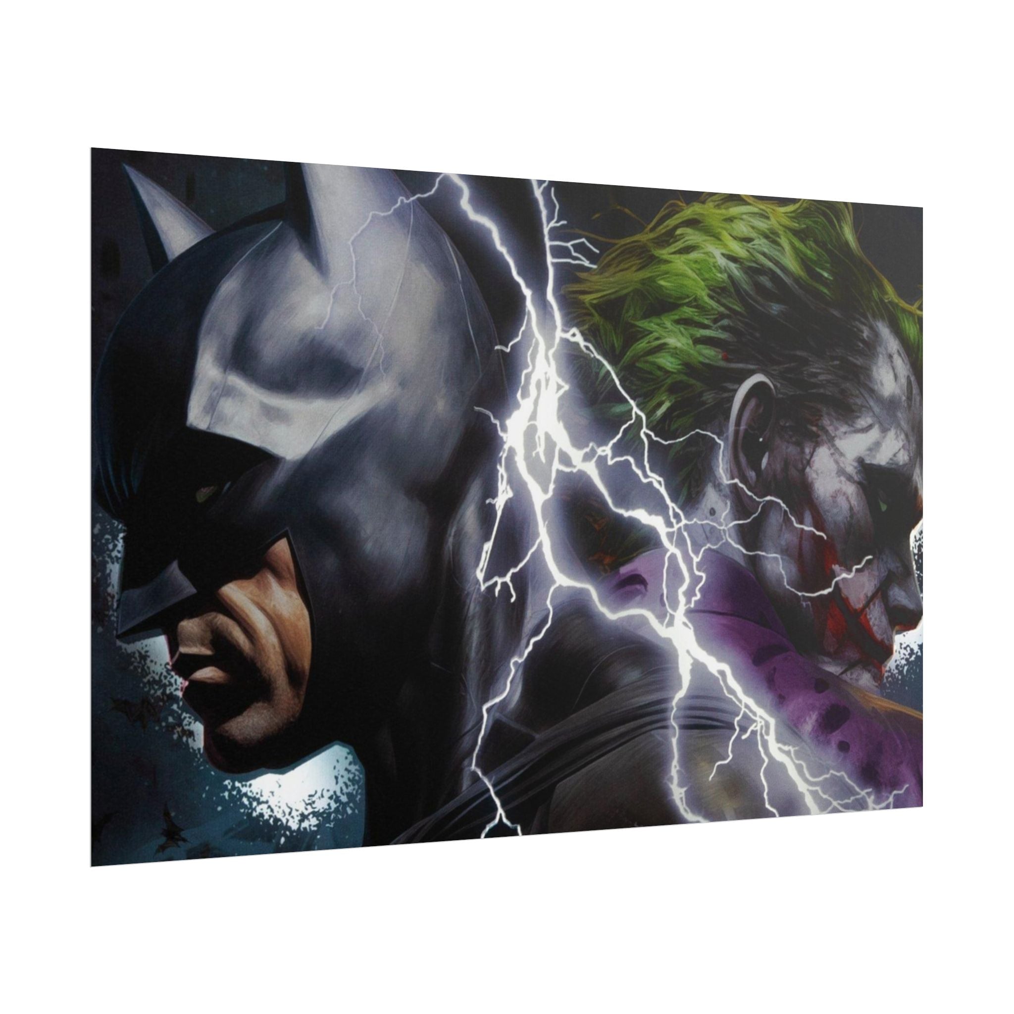 Batman vs Joker Lightning Poster