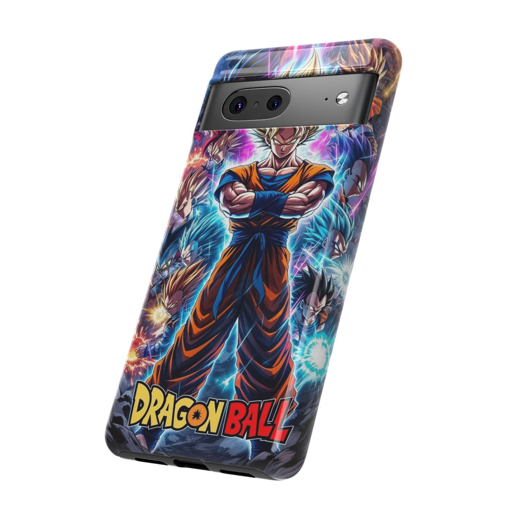 Dragon Ball Super Saiyan Phone Case — Goku Anime Tough Case