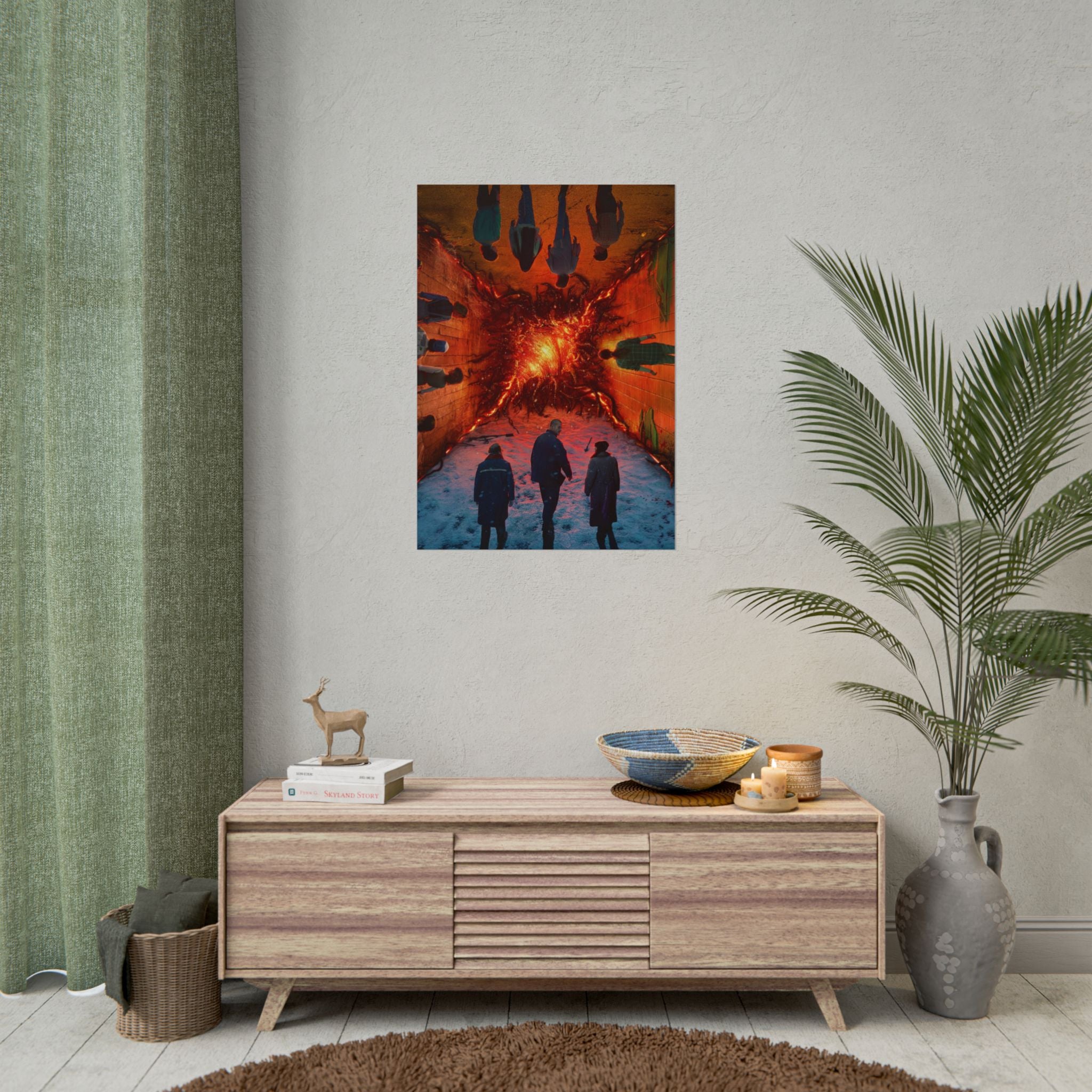 Stranger Things Upside-Down Portal Art Print