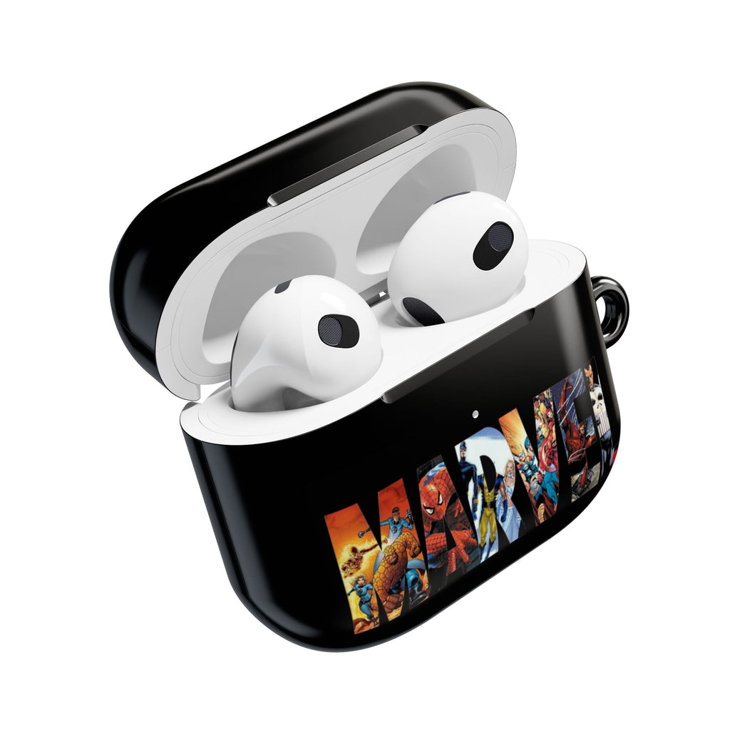 AirPod Case — Marvel Comic Logo Protective Cover