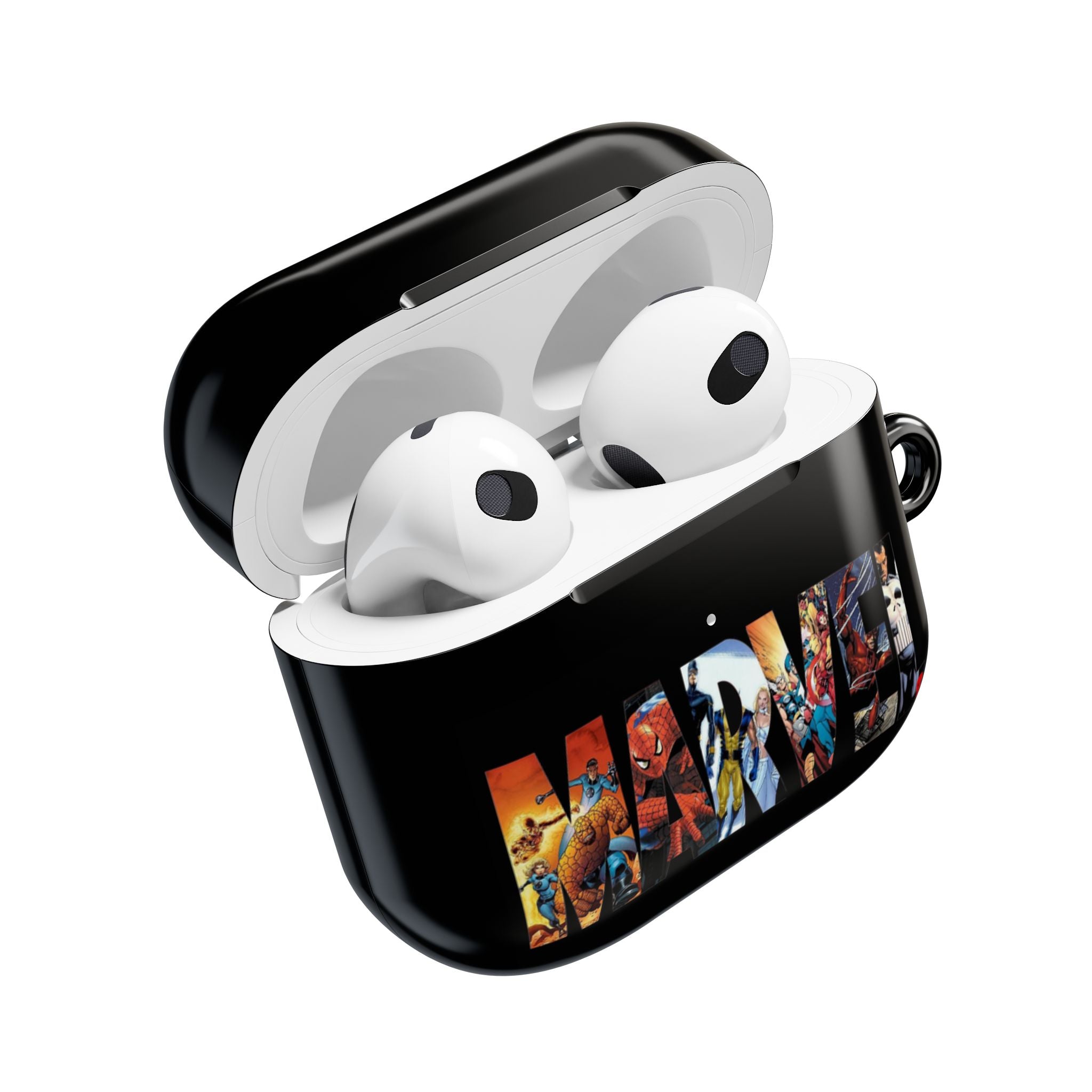 AirPod Case — Marvel Comic Logo Protective Cover