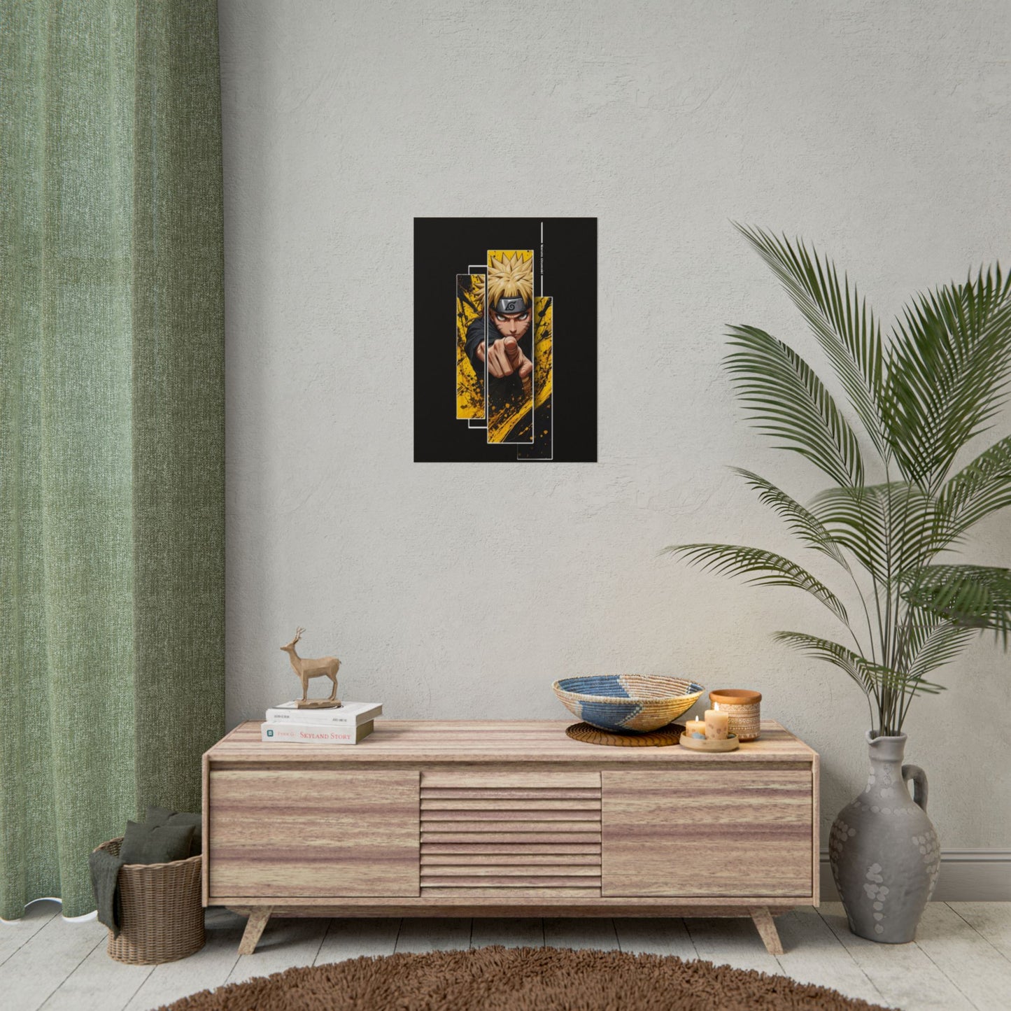 Naruto Art-Poster – Dynamischer Anime-Wanddruck (Gerollter Poster)