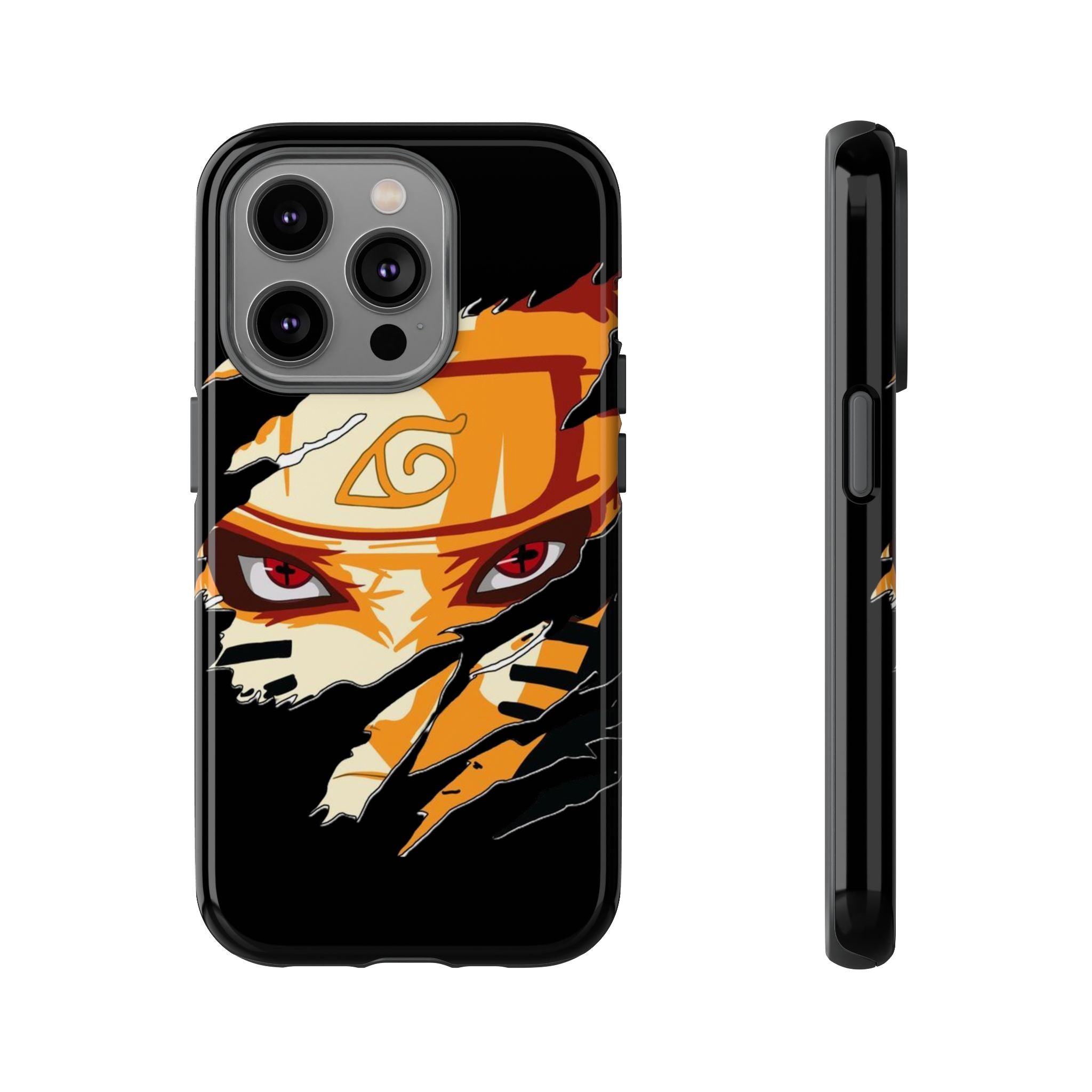 Anime Ninja Phone Case — Intense Shredded Mask Design (Tough Cases)