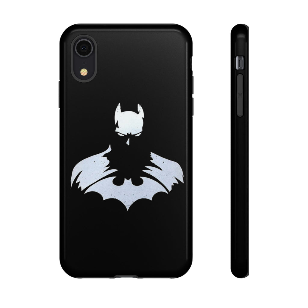 Batman Silhouette Tough Phone Case — Dark Knight Black Protective Cover