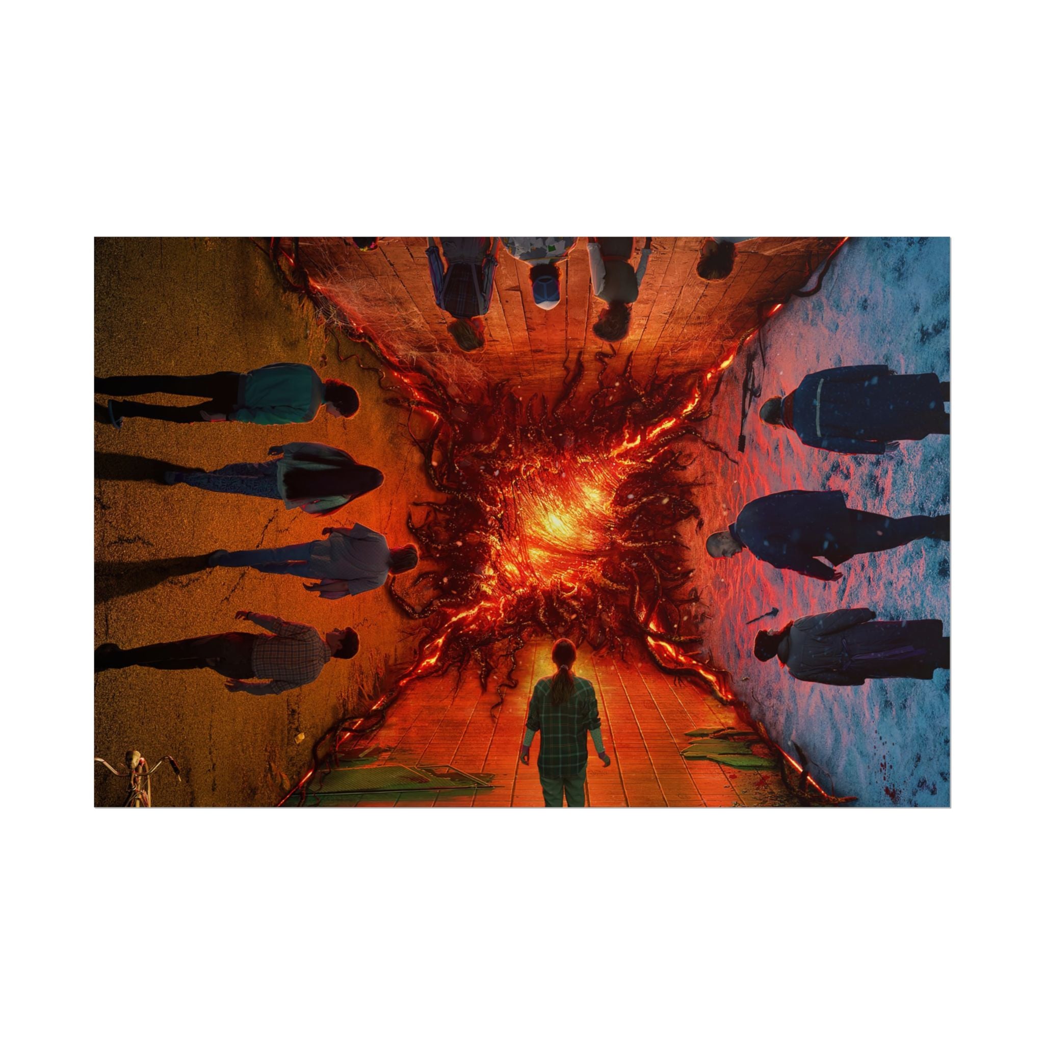 Stranger Things Upside-Down Portal Art Print