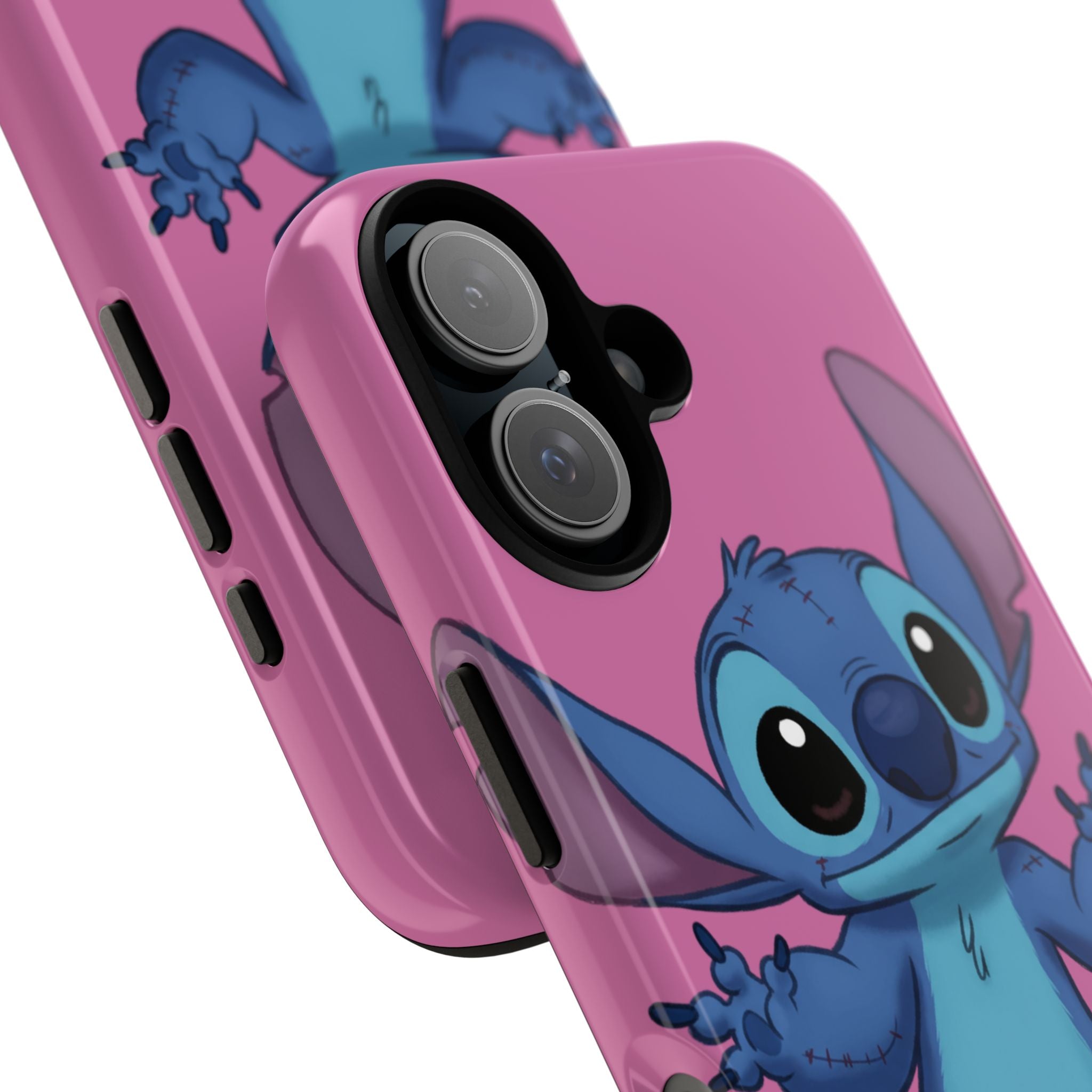 Cute Stitch Phone Case | Tough Cases for Disney Fans, Gift for Kids, Cartoon Lover, Pink Aesthetic, Durable & Stylish