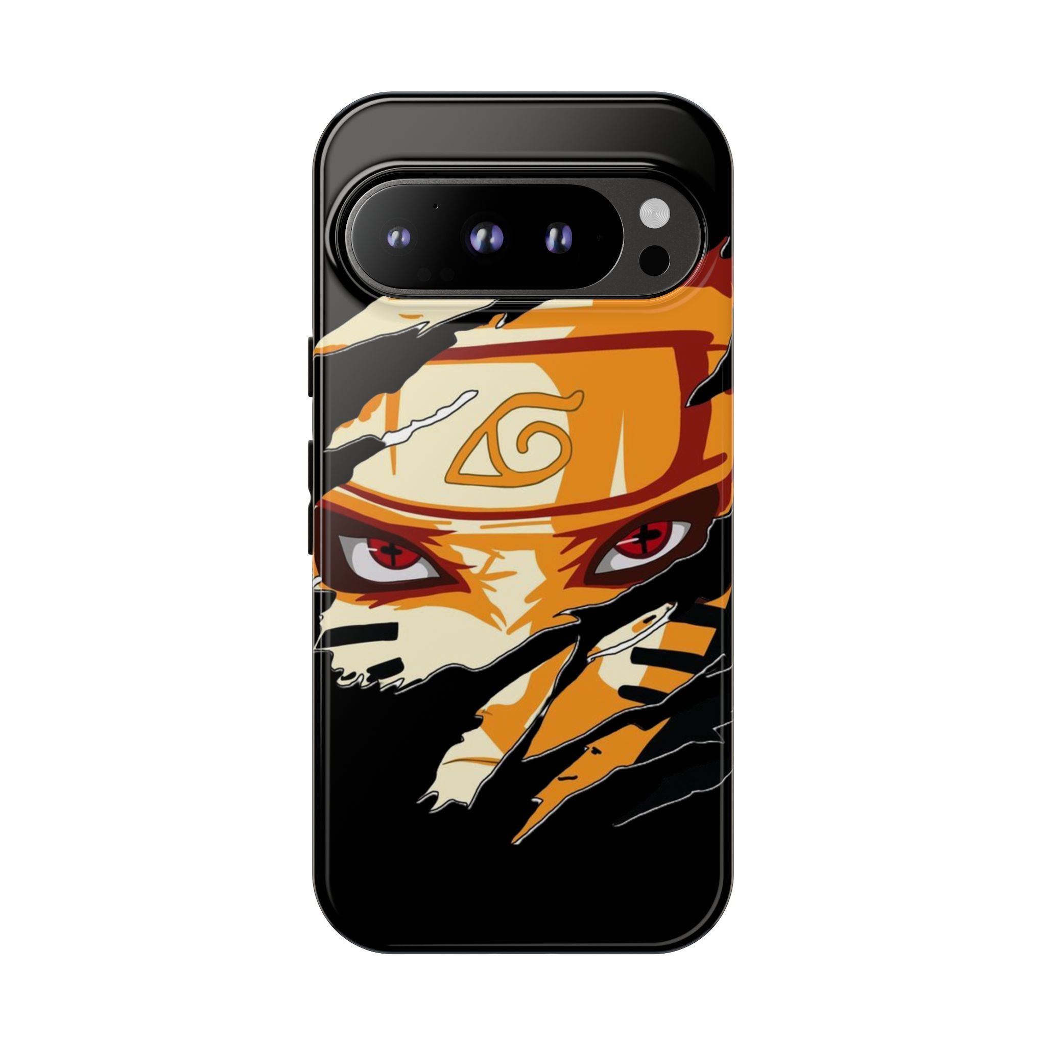 Anime Ninja Phone Case — Intense Shredded Mask Design (Tough Cases)
