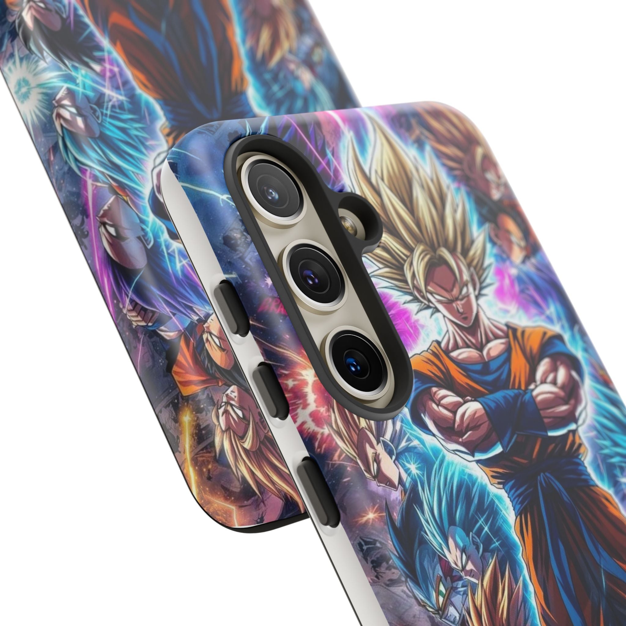 Dragon Ball Super Saiyan Phone Case — Goku Anime Tough Case