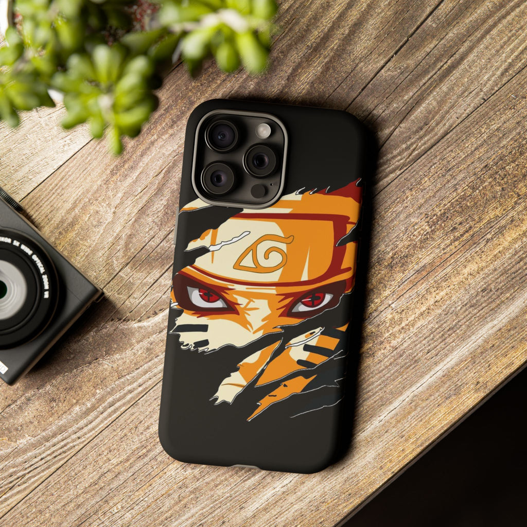Anime Ninja Phone Case — Intense Shredded Mask Design (Tough Cases)