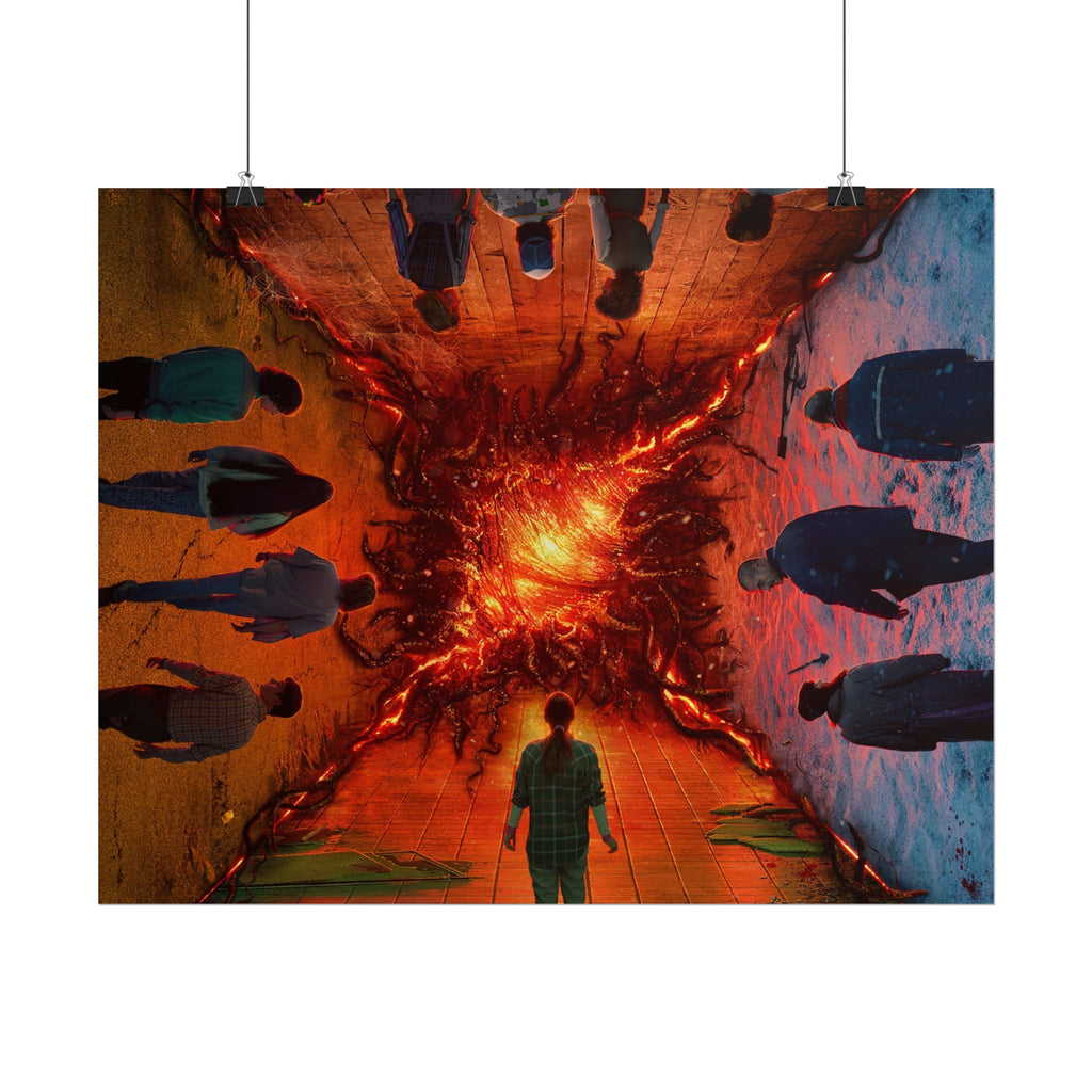 Stranger Things Upside-Down Portal Art Print