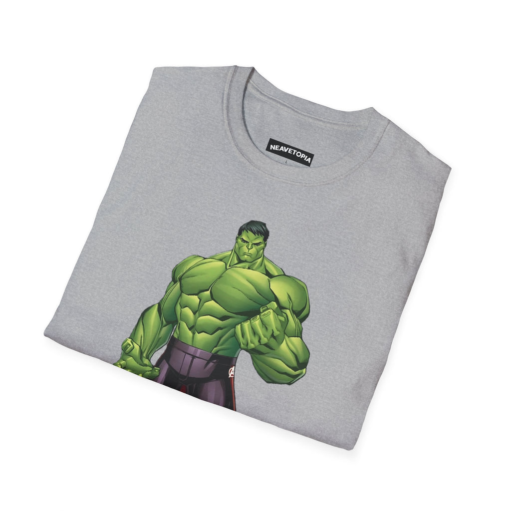Hulk Avengers Logo T-Shirt — Marvel Hero Collage Graphic Tee