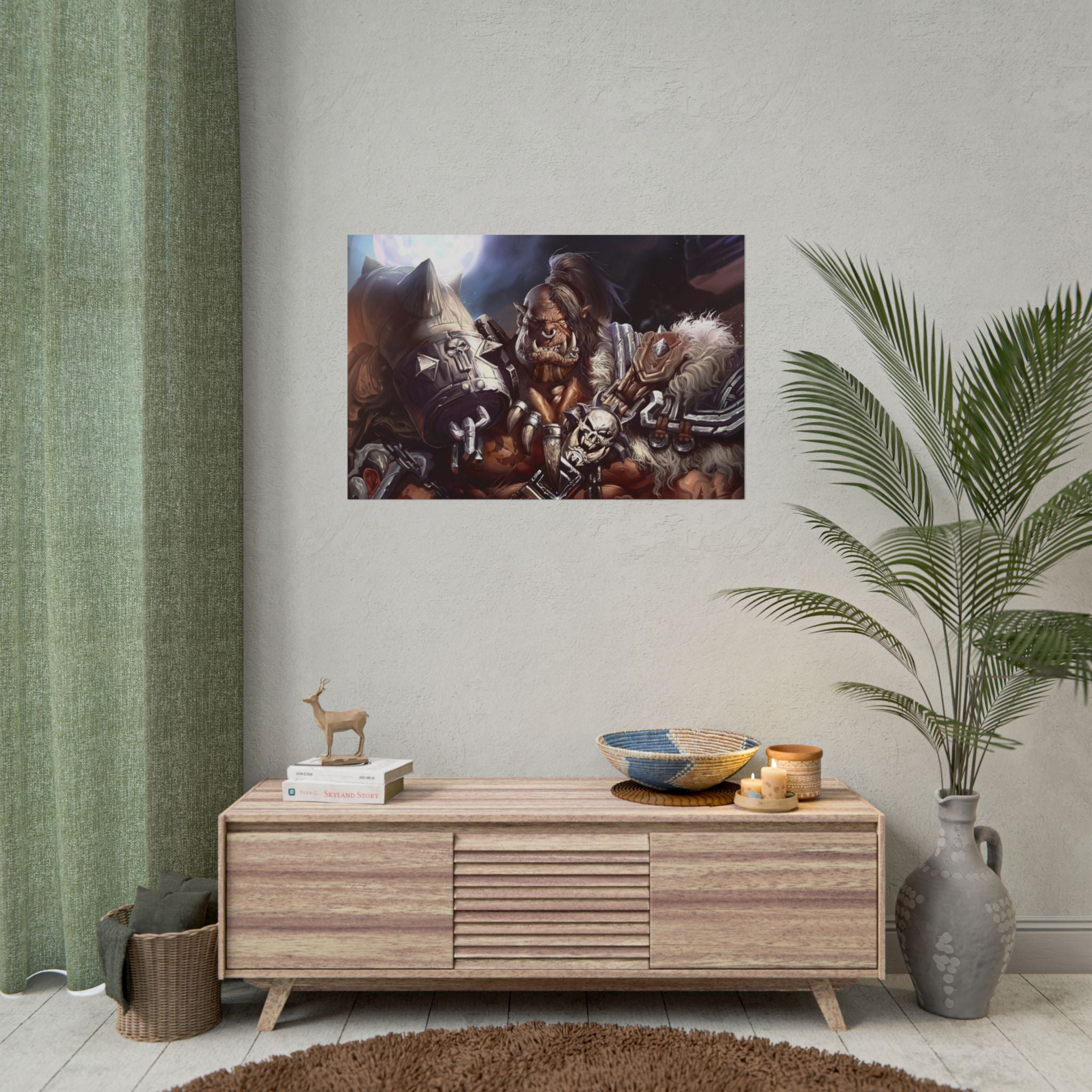 Garrosh Hellscream Fantasy Art Print - World of Warcraft