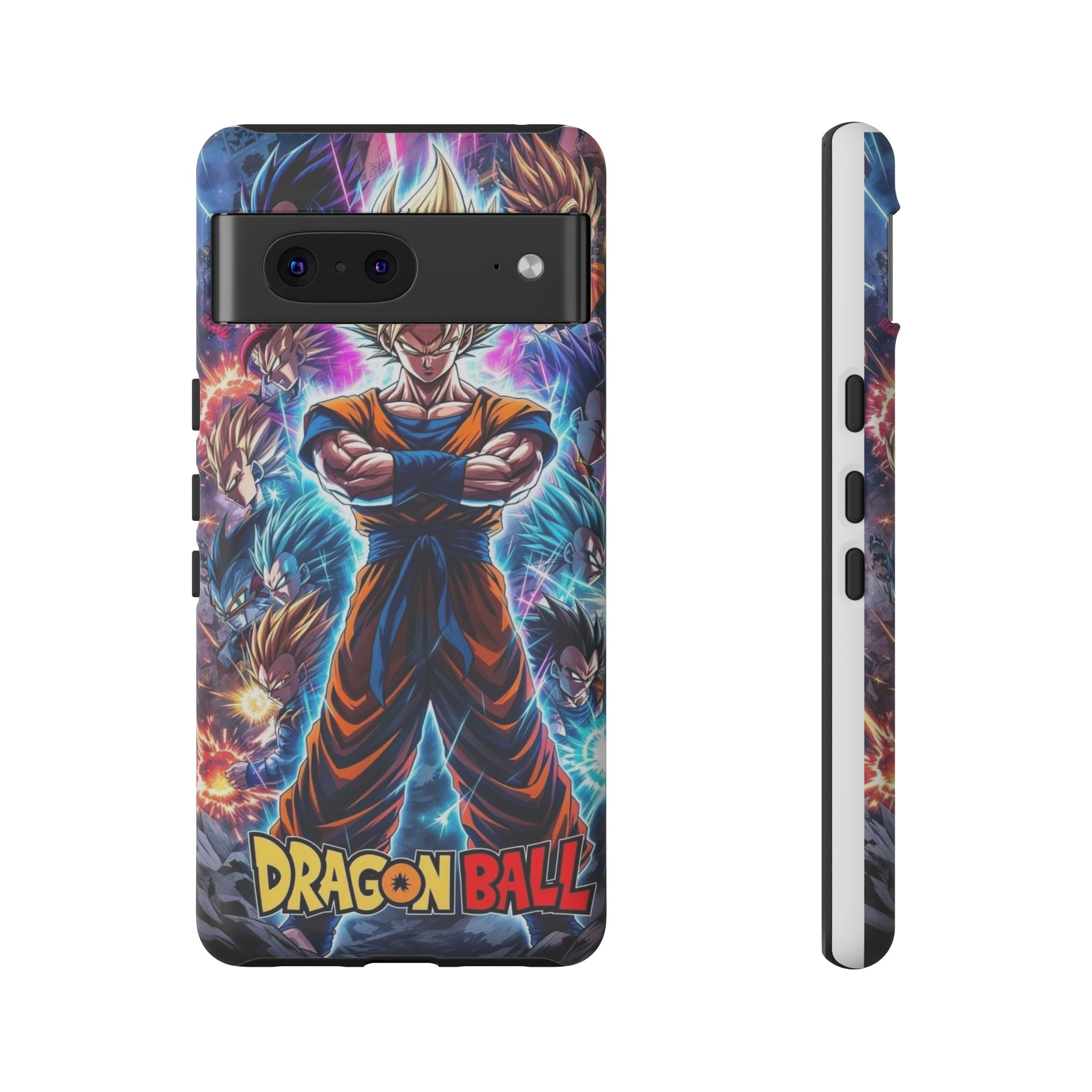 Dragon Ball Super Saiyan Phone Case — Goku Anime Tough Case