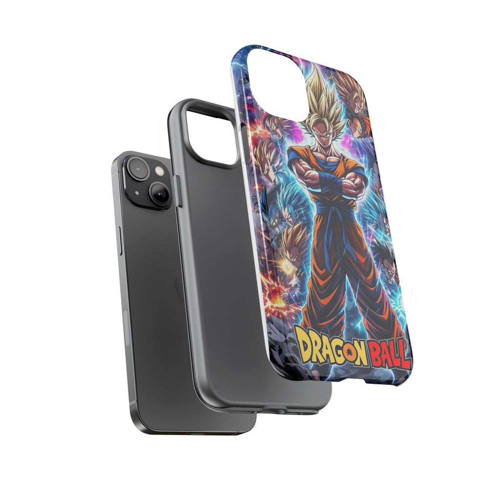 Dragon Ball Super Saiyan Phone Case — Goku Anime Tough Case