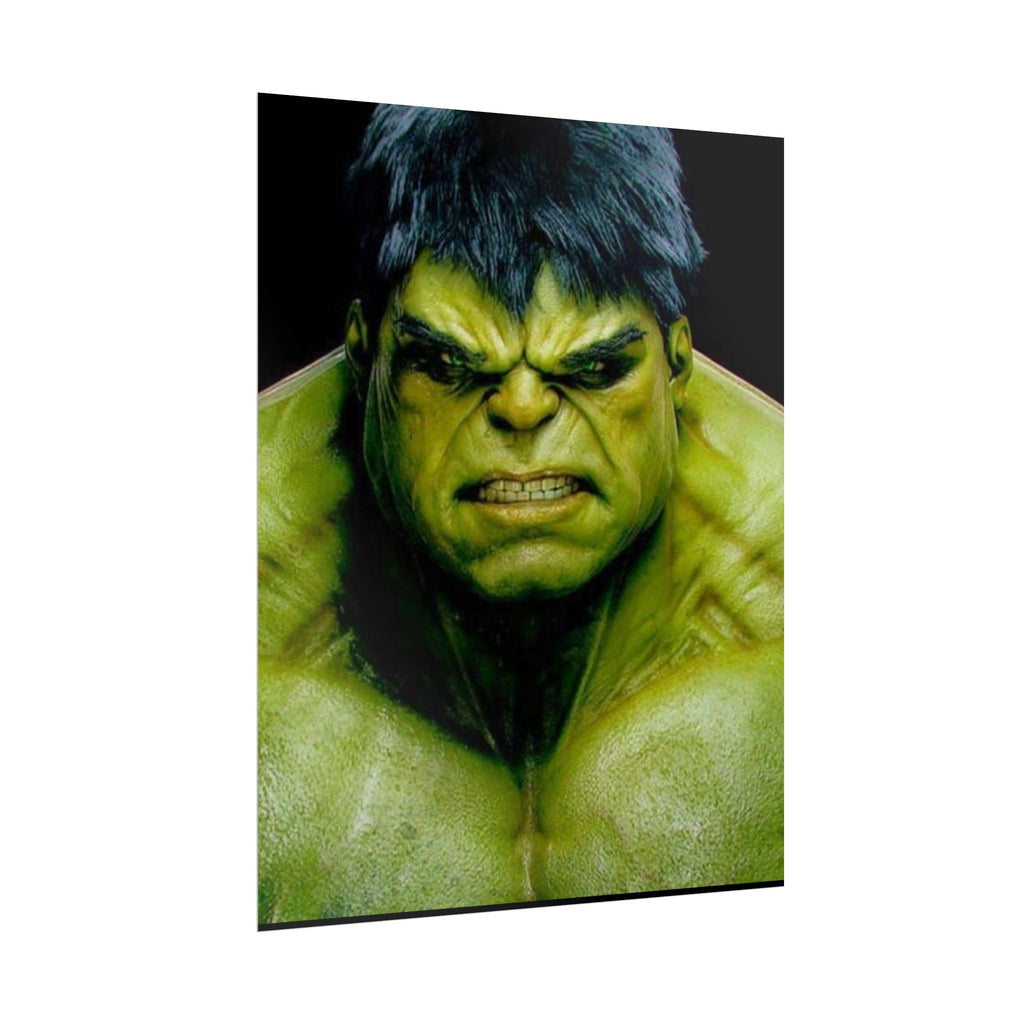 Hulk Lightning Poster — Marvel Vibrant Superhero Wall Art (Rolled Poster)