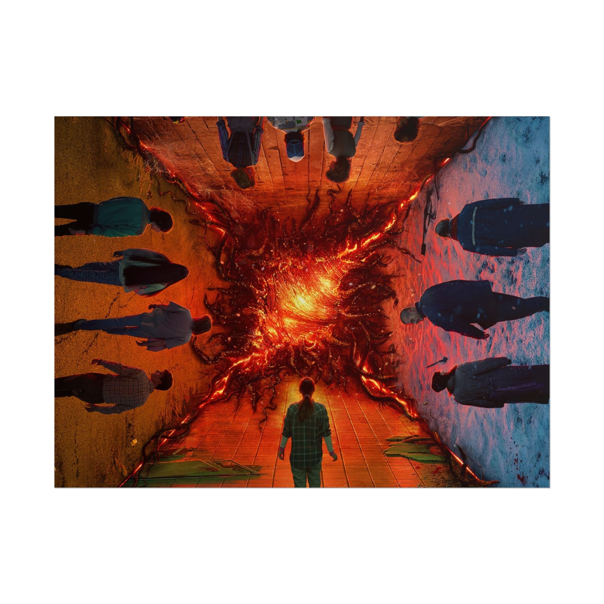 Stranger Things Upside-Down Portal Art Print