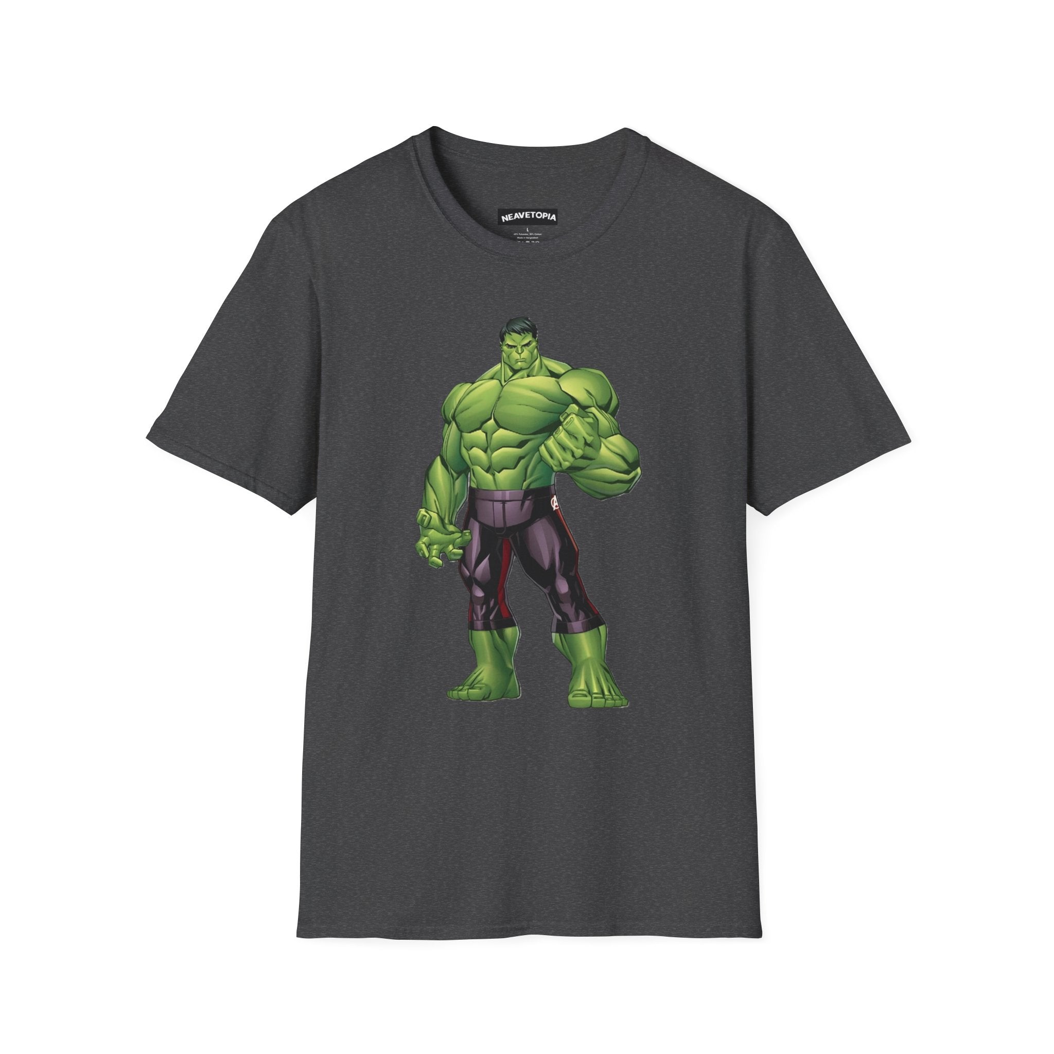 Hulk Avengers Logo T-Shirt — Marvel Hero Collage Graphic Tee