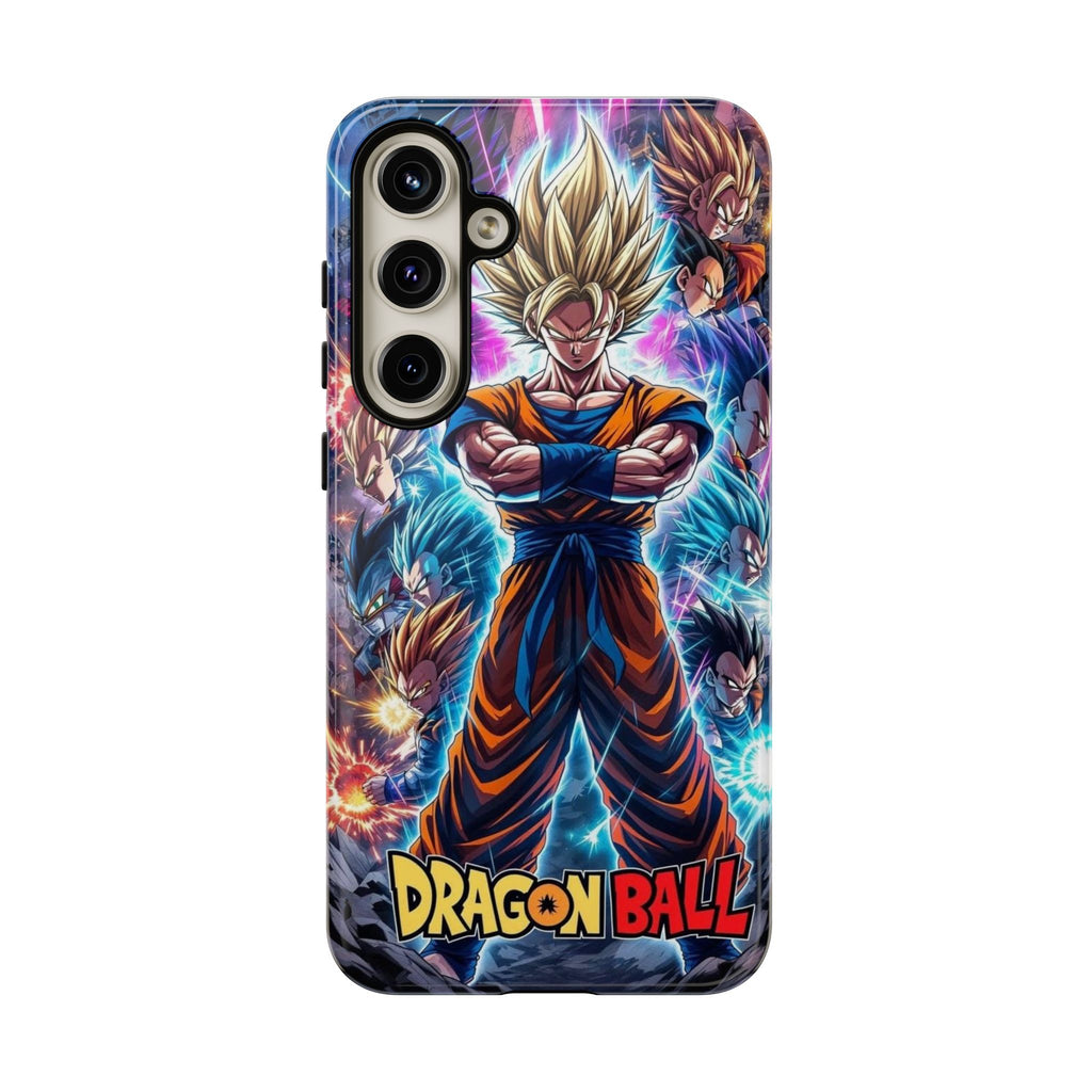 Dragon Ball Super Saiyan Phone Case — Goku Anime Tough Case