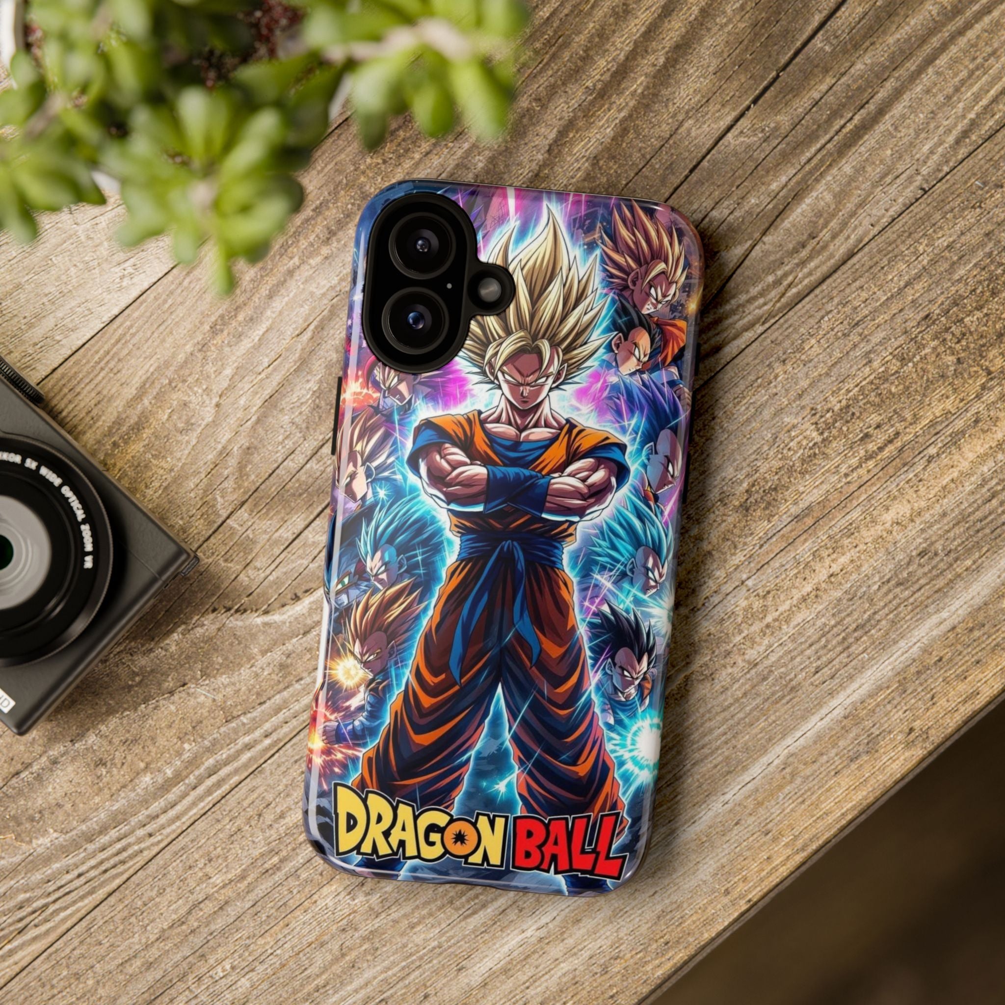 Dragon Ball Super Saiyan Phone Case — Goku Anime Tough Case